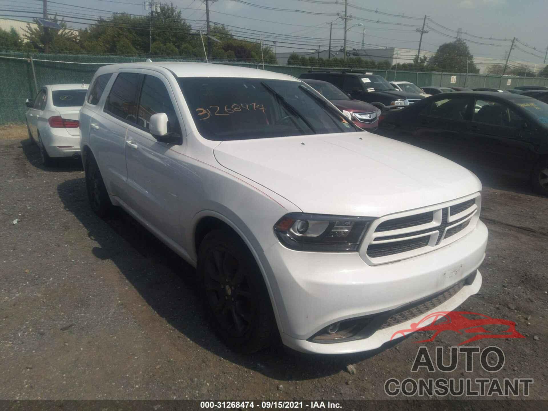 DODGE DURANGO 2017 - 1C4SDJCT8HC839851