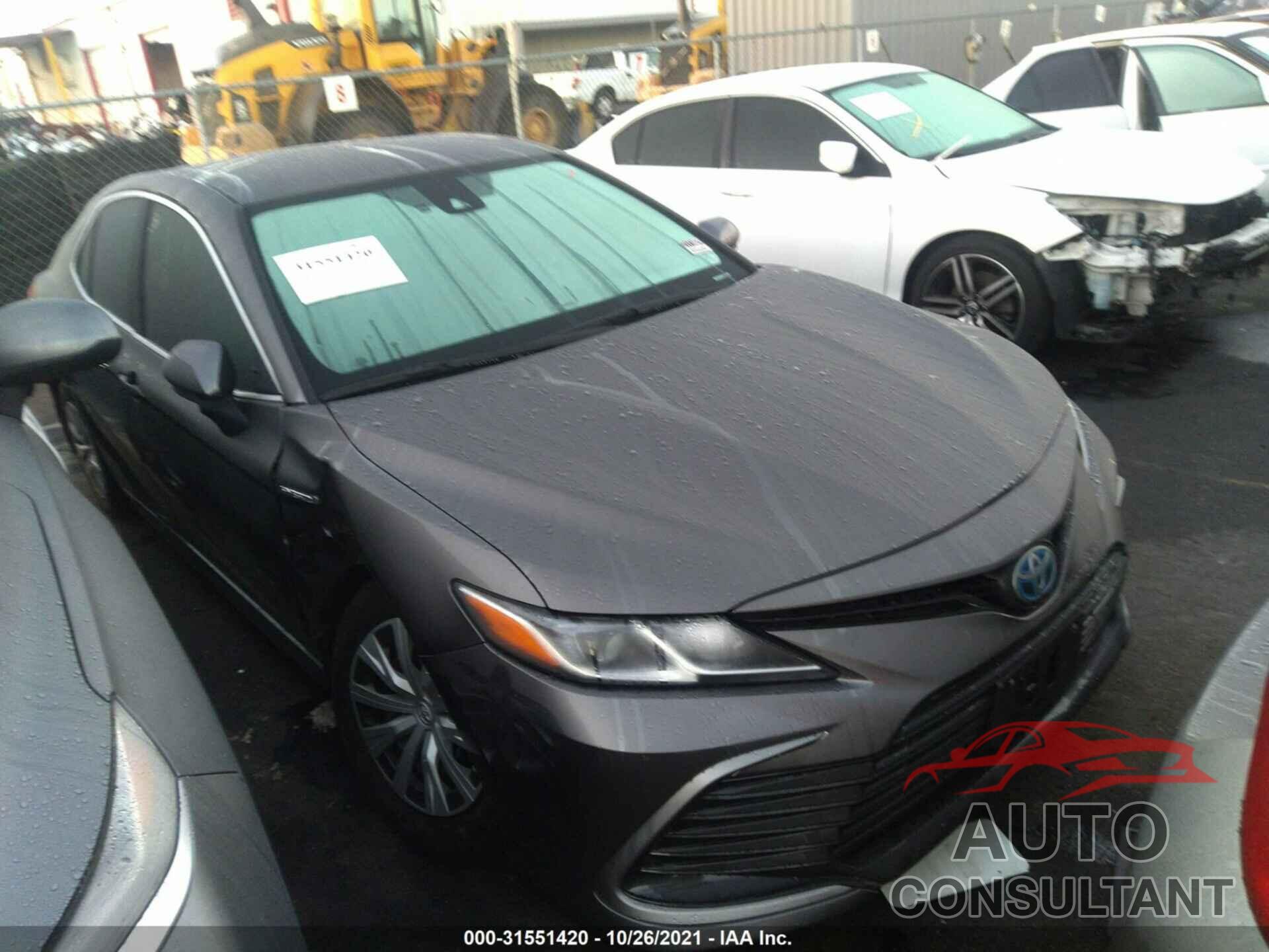 TOYOTA CAMRY 2021 - 4T1C31AK3MU551690