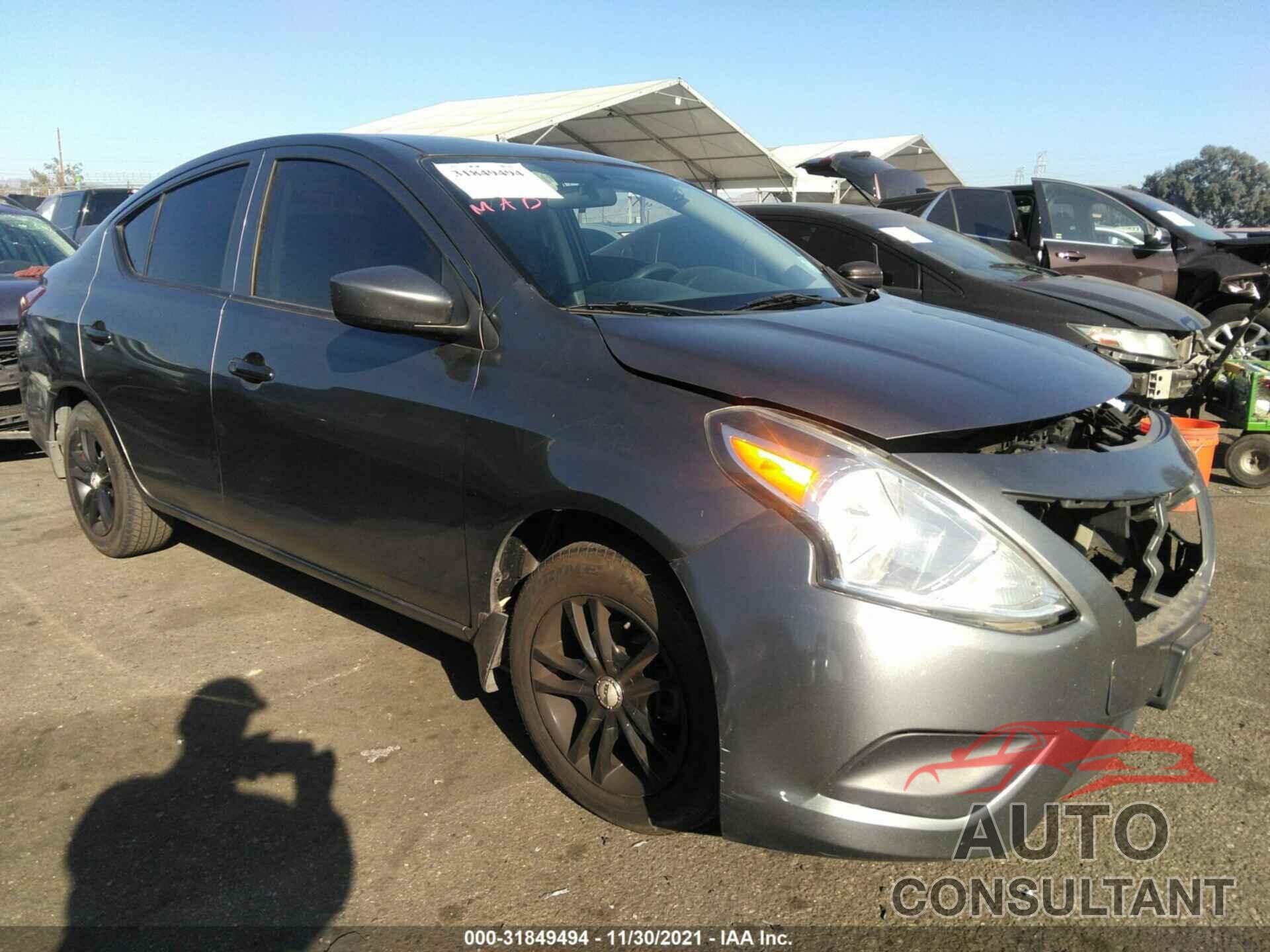 NISSAN VERSA 2016 - 3N1CN7AP1GL888101