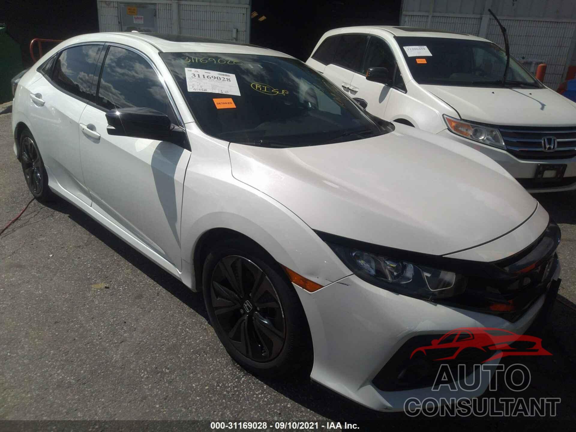 HONDA CIVIC HATCHBACK 2018 - SHHFK7H53JU419314