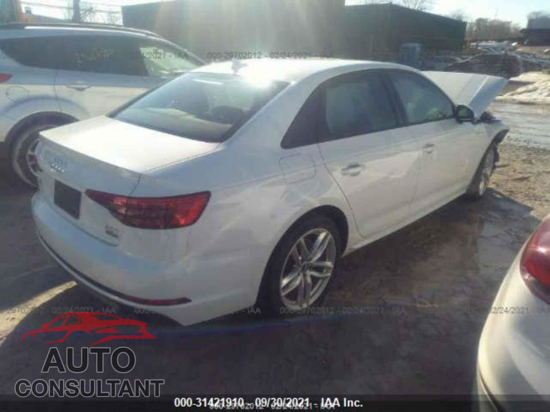 AUDI A4 2017 - WAUDNAF45HN051251