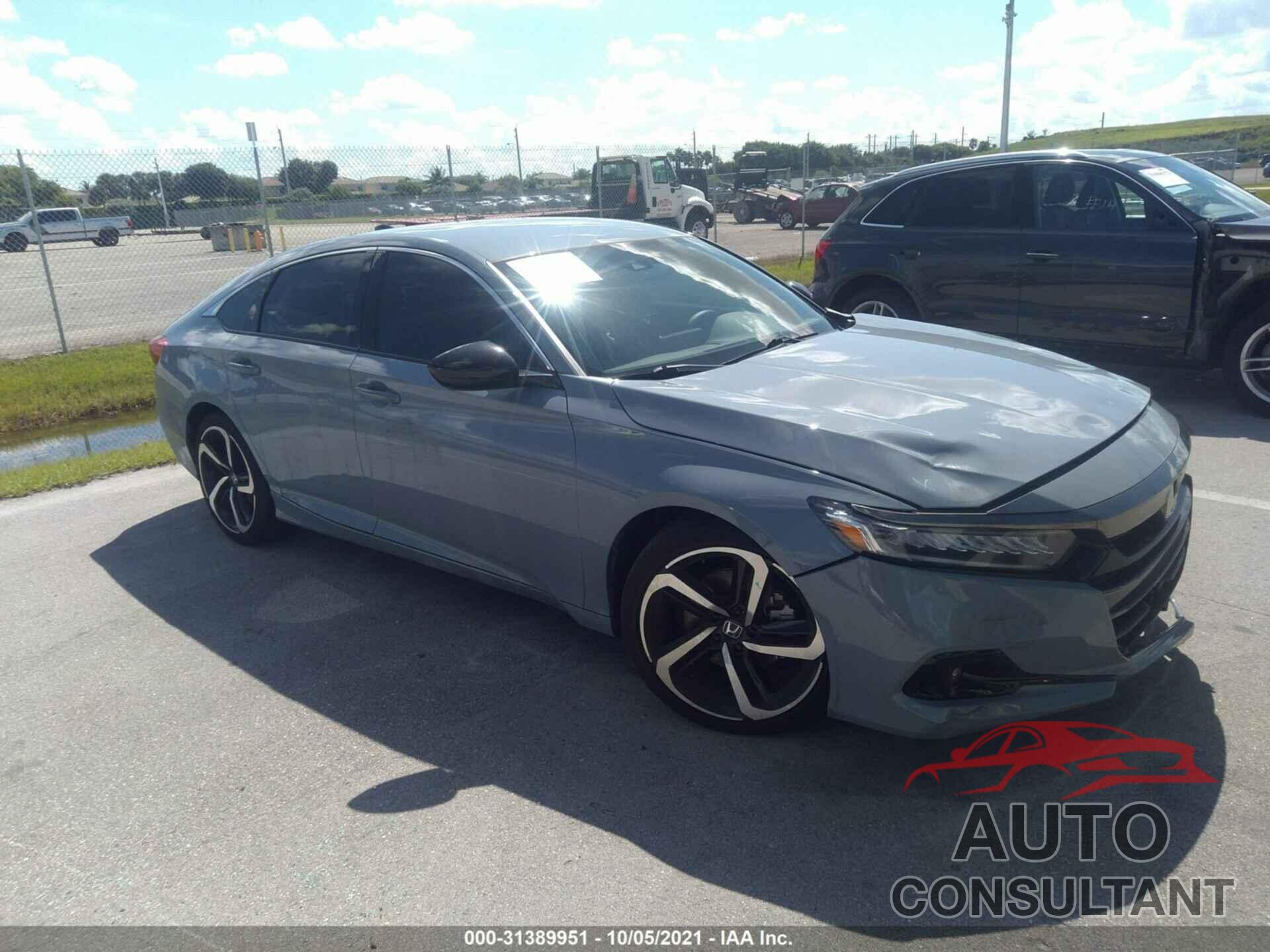 HONDA ACCORD SEDAN 2021 - 1HGCV1F33MA070194