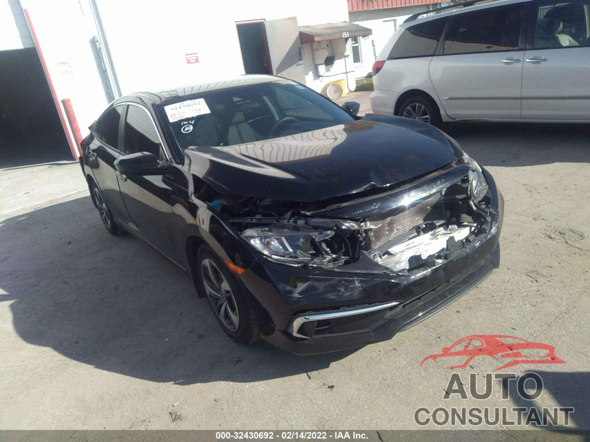 HONDA CIVIC SEDAN 2019 - 19XFC2F6XKE034773