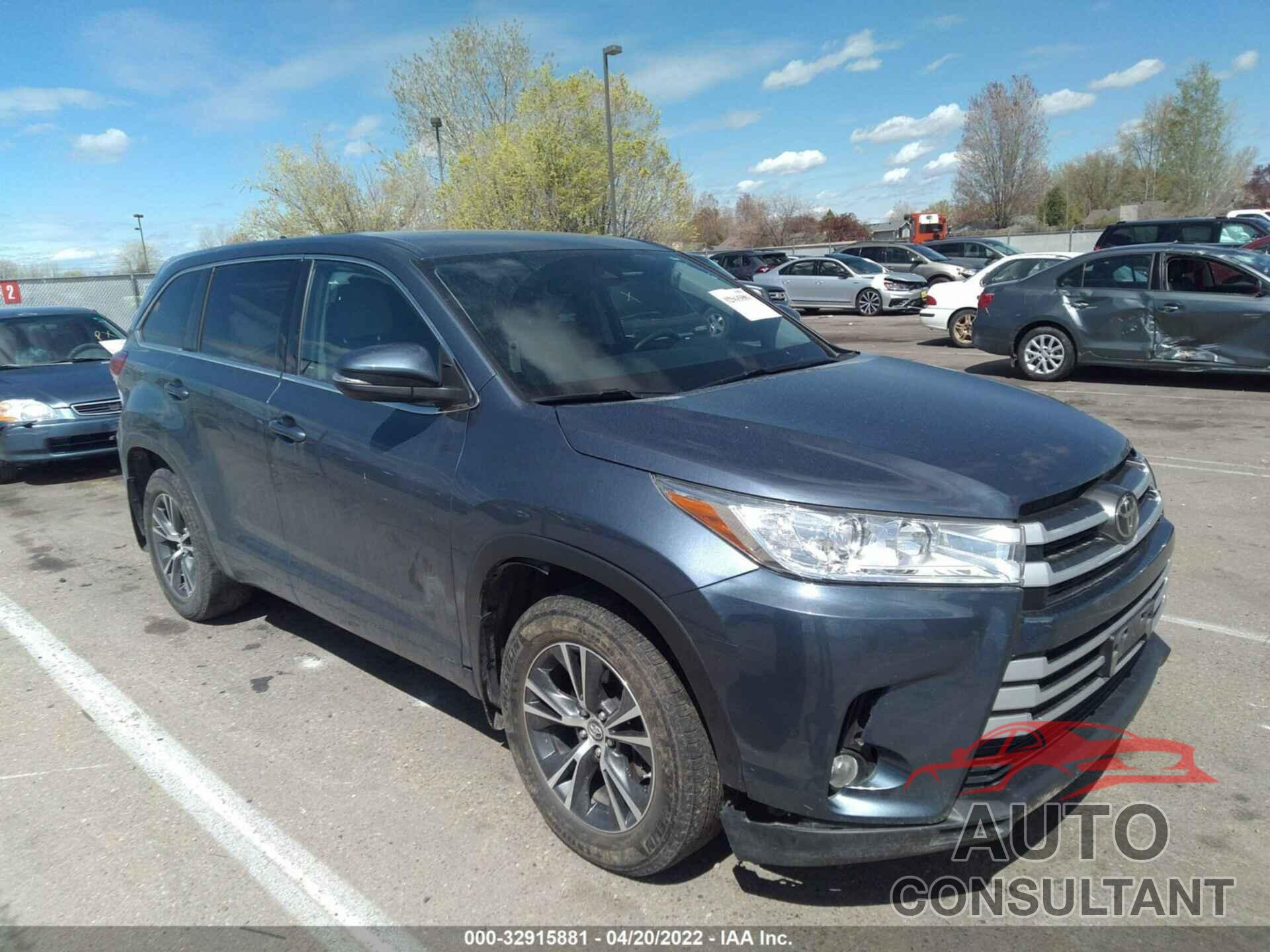 TOYOTA HIGHLANDER 2017 - 5TDBZRFH2HS399731