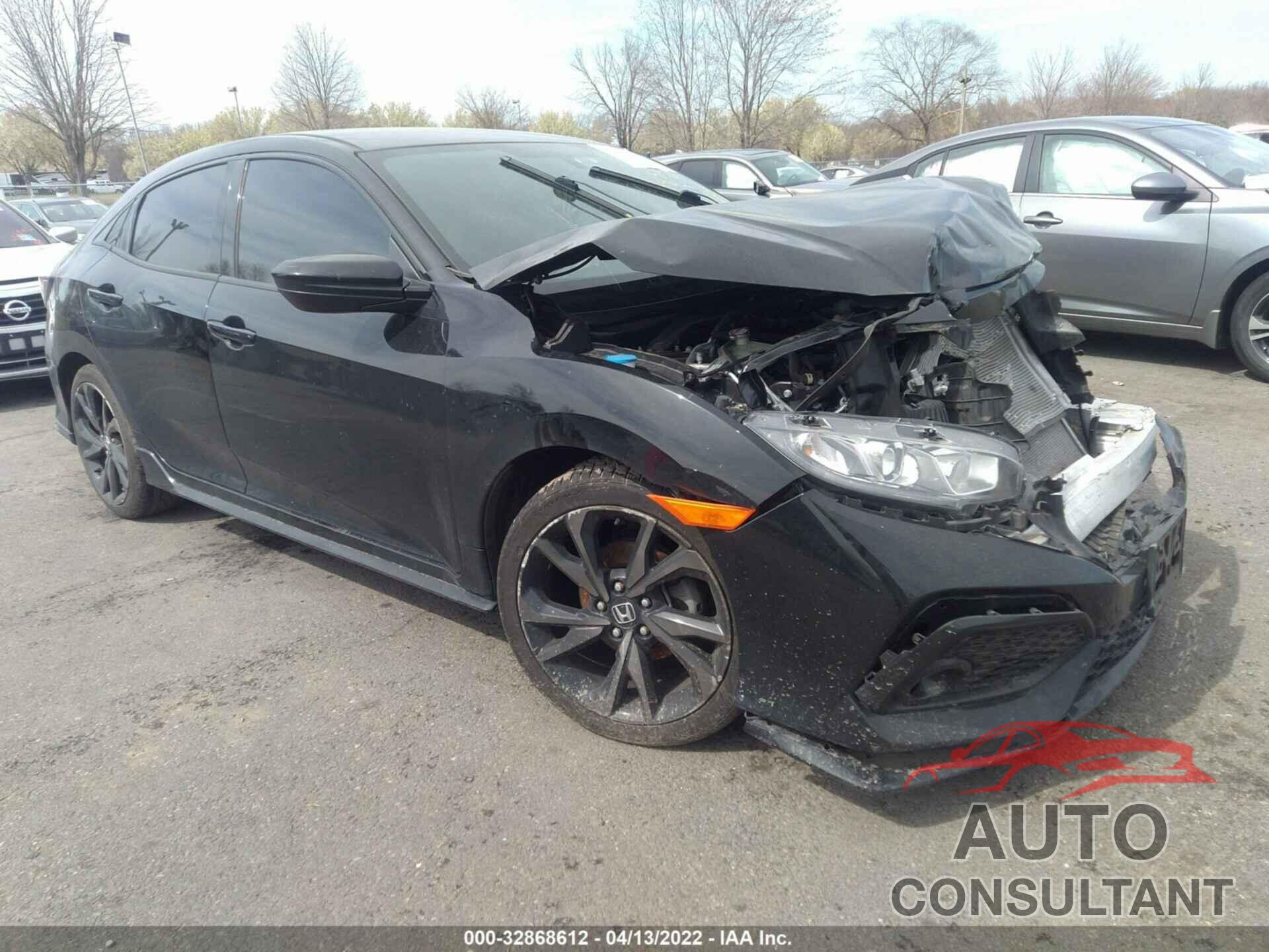 HONDA CIVIC HATCHBACK 2017 - SHHFK7H4XHU402589