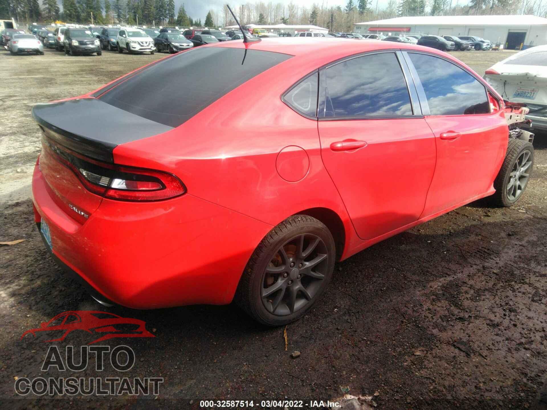 DODGE DART 2016 - 1C3CDFBB3GD741446