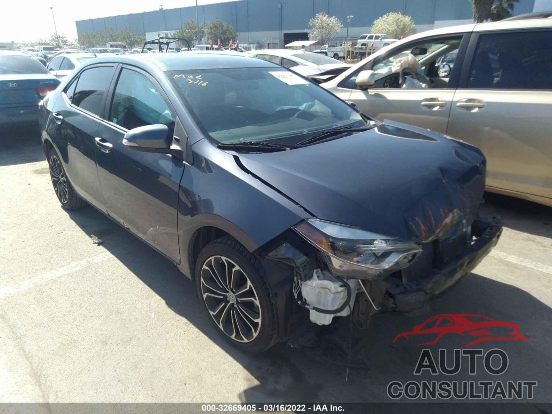 TOYOTA COROLLA 2016 - 5YFBURHE1GP520841