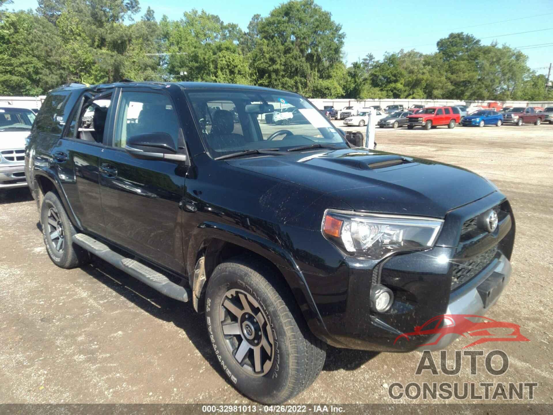 TOYOTA 4RUNNER 2017 - JTEBU5JR9H5474904