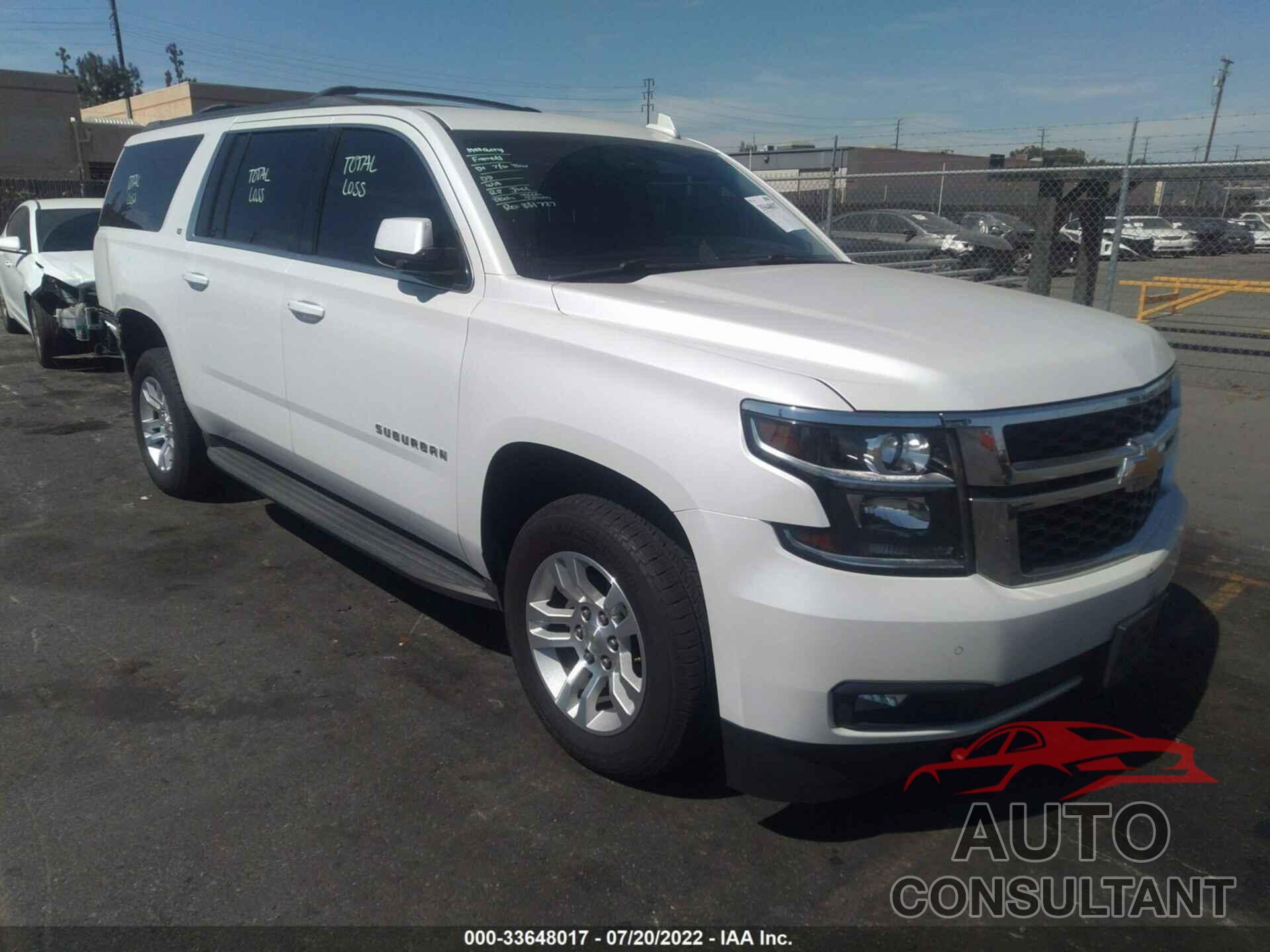 CHEVROLET SUBURBAN 2016 - 1GNSKHKC5GR324650