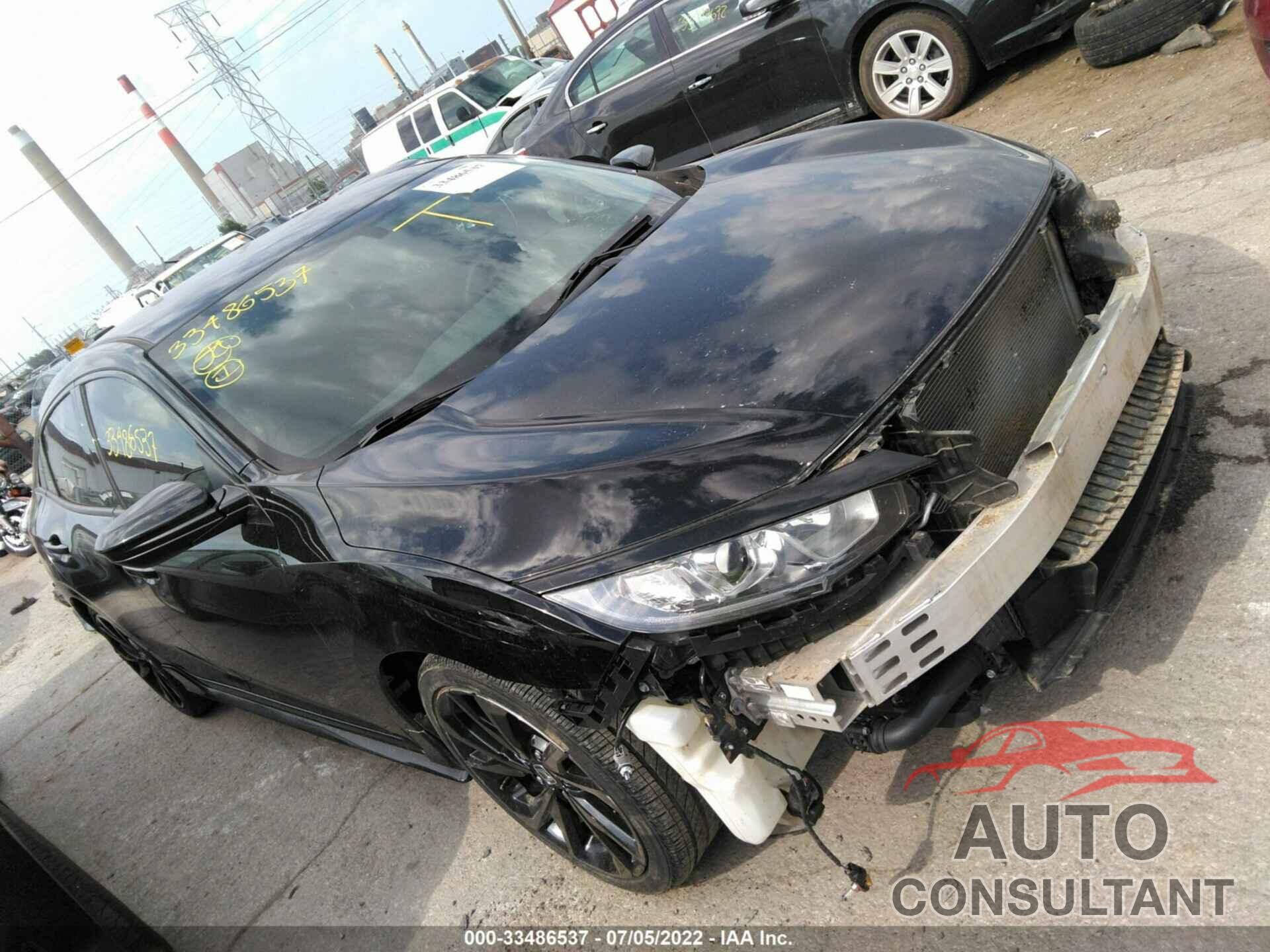 HONDA CIVIC HATCHBACK 2018 - SHHFK7H47JU217454