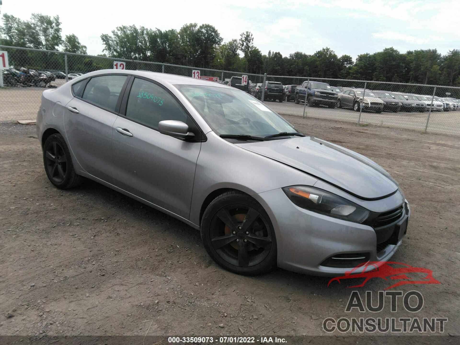 DODGE DART 2016 - 1C3CDFAA8GD508123