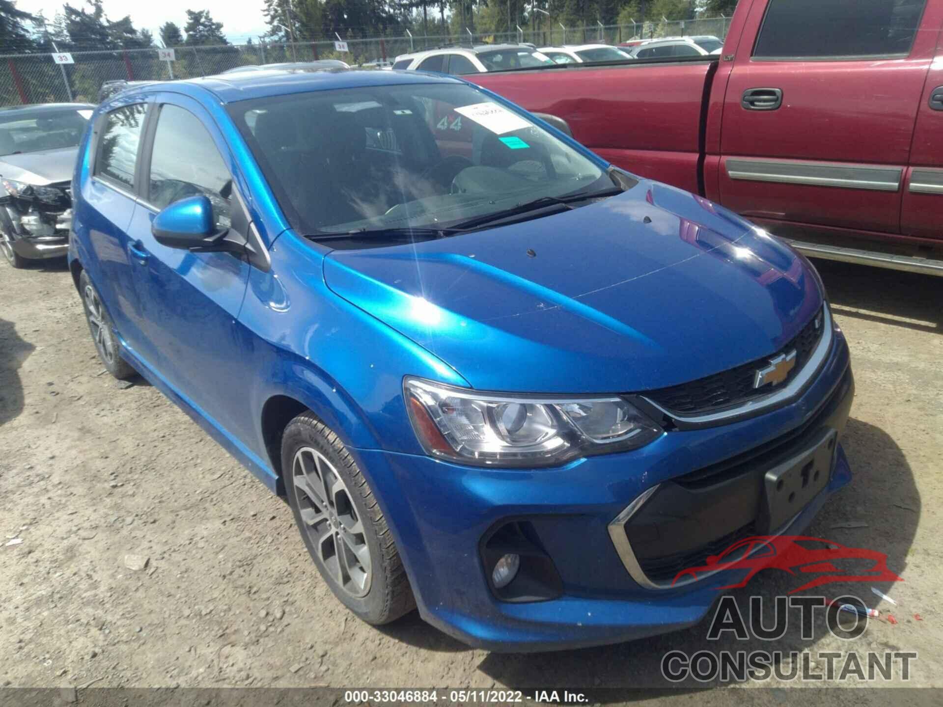 CHEVROLET SONIC 2017 - 1G1JD6SBXH4102168