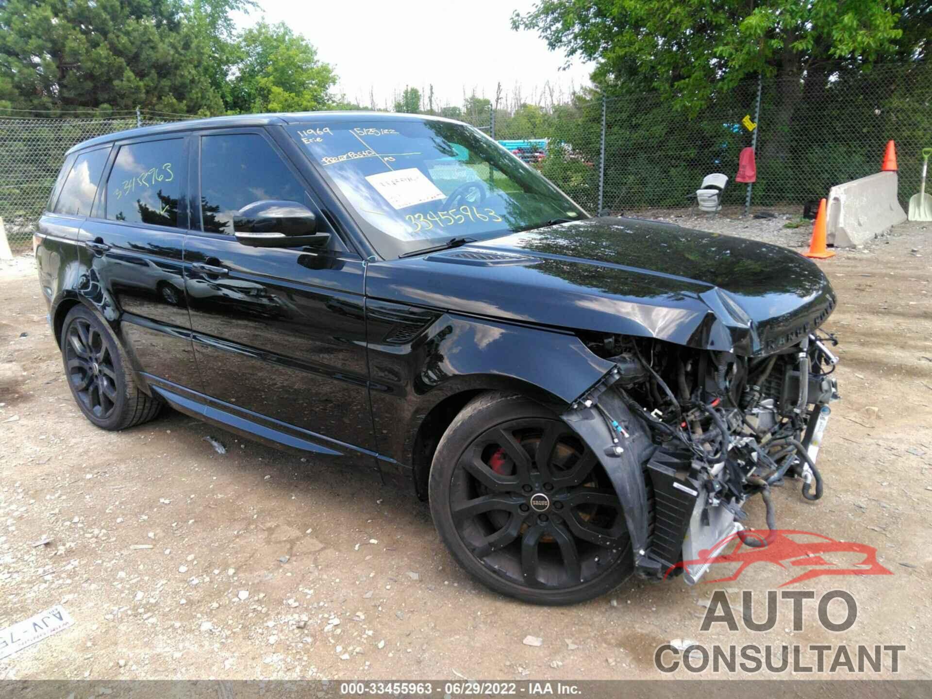 LAND ROVER RANGE ROVER SPORT 2016 - SALWV2EFXGA579189