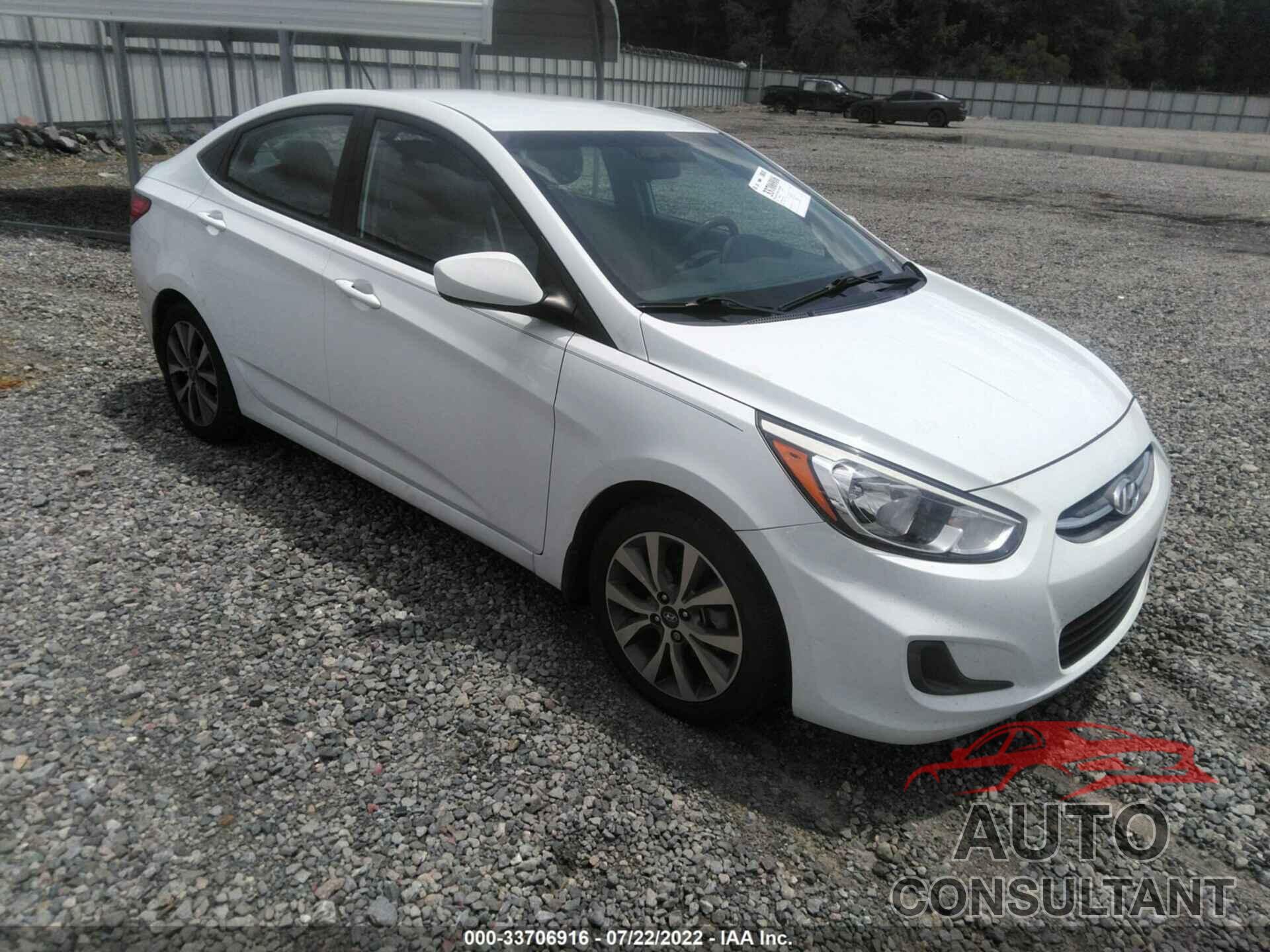 HYUNDAI ACCENT 2017 - KMHCT4AE2HU324377