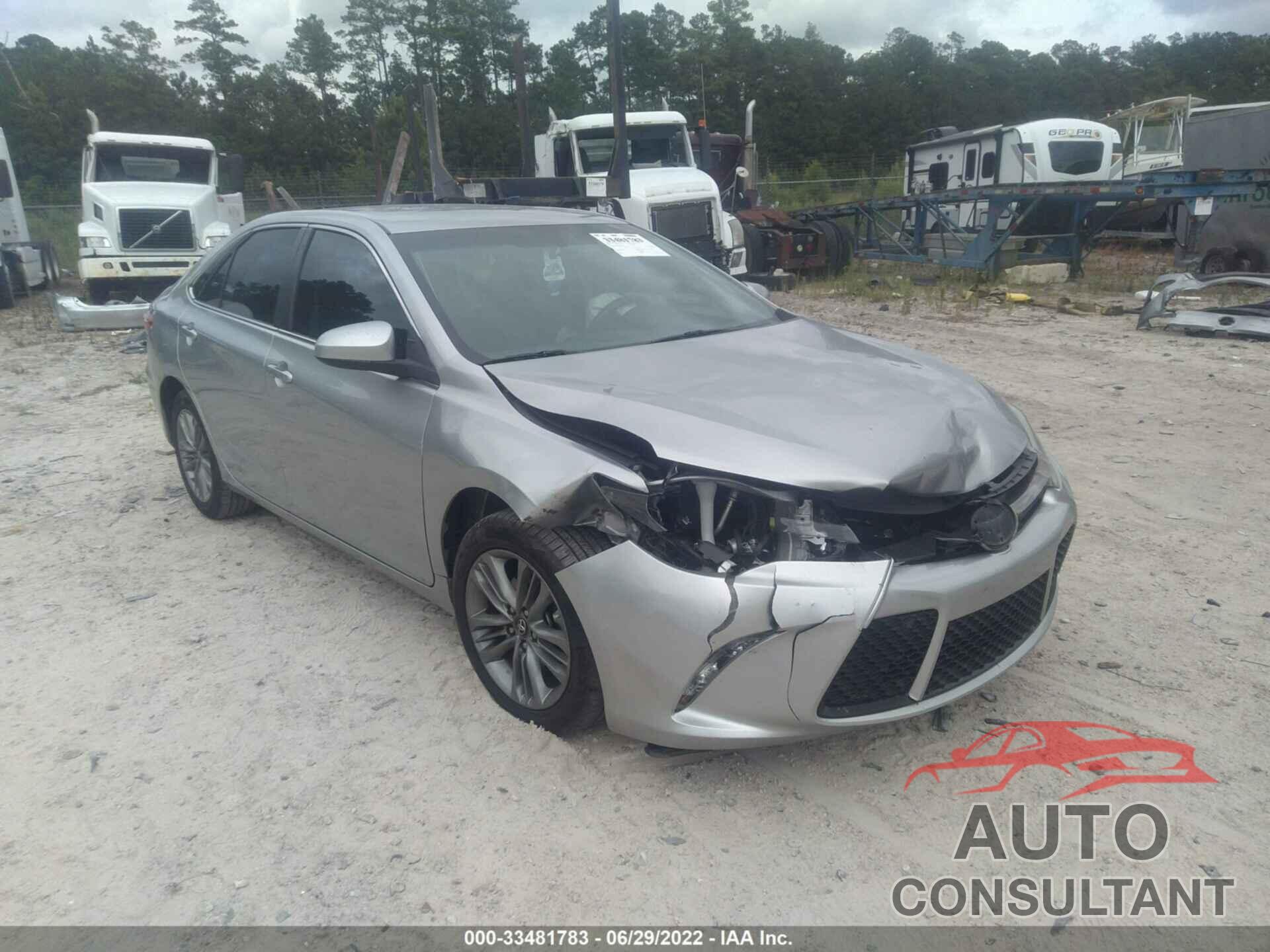 TOYOTA CAMRY 2017 - 4T1BF1FK8HU804617