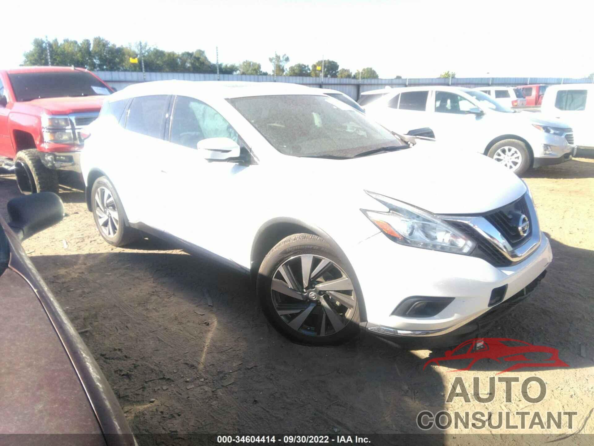 NISSAN MURANO 2017 - 5N1AZ2MH7HN162613