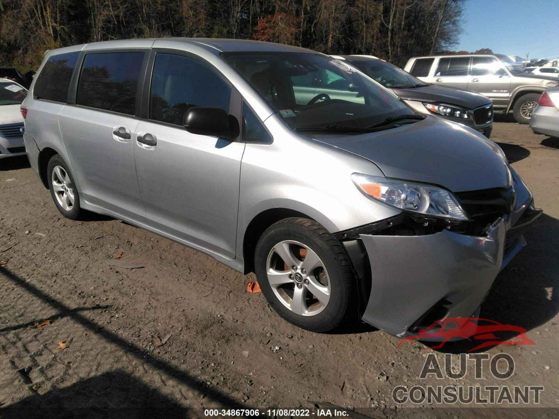 TOYOTA SIENNA 2019 - 5TDZZ3DC4KS014390