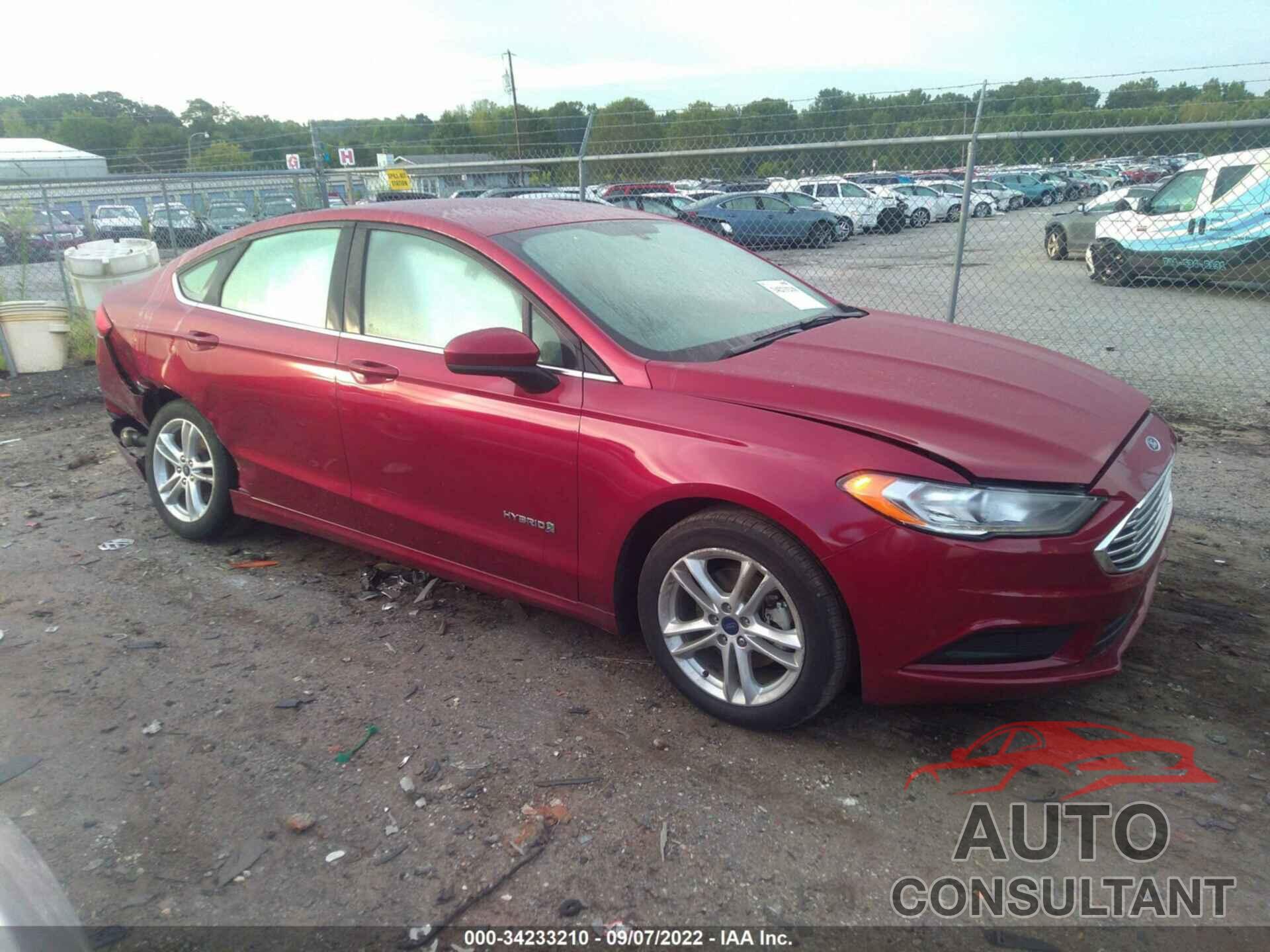 FORD FUSION HYBRID 2018 - 3FA6P0LU0JR162609