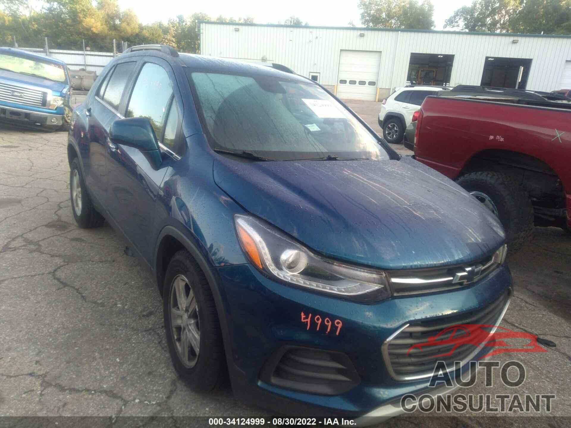 CHEVROLET TRAX 2019 - 3GNCJLSB9KL254779