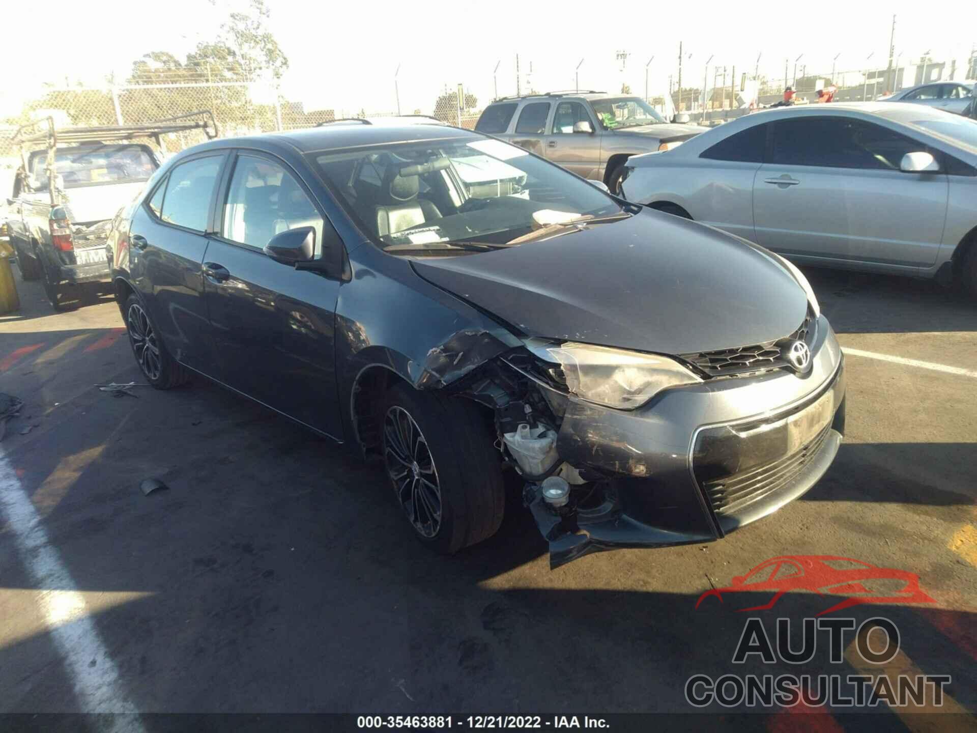 TOYOTA COROLLA 2016 - 5YFBURHE4GP449845