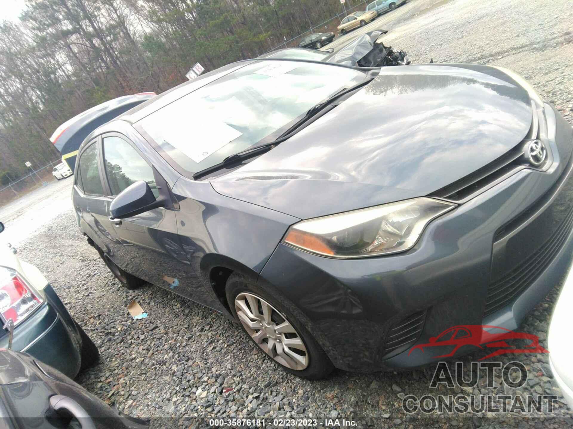TOYOTA COROLLA 2016 - 2T1BURHE9GC579412
