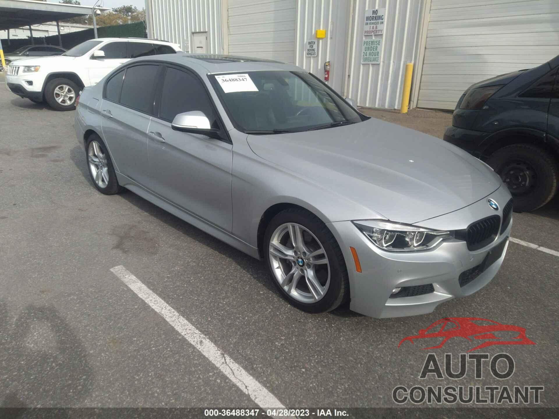 BMW 3 SERIES 2017 - WBA8B9G59HNU51751