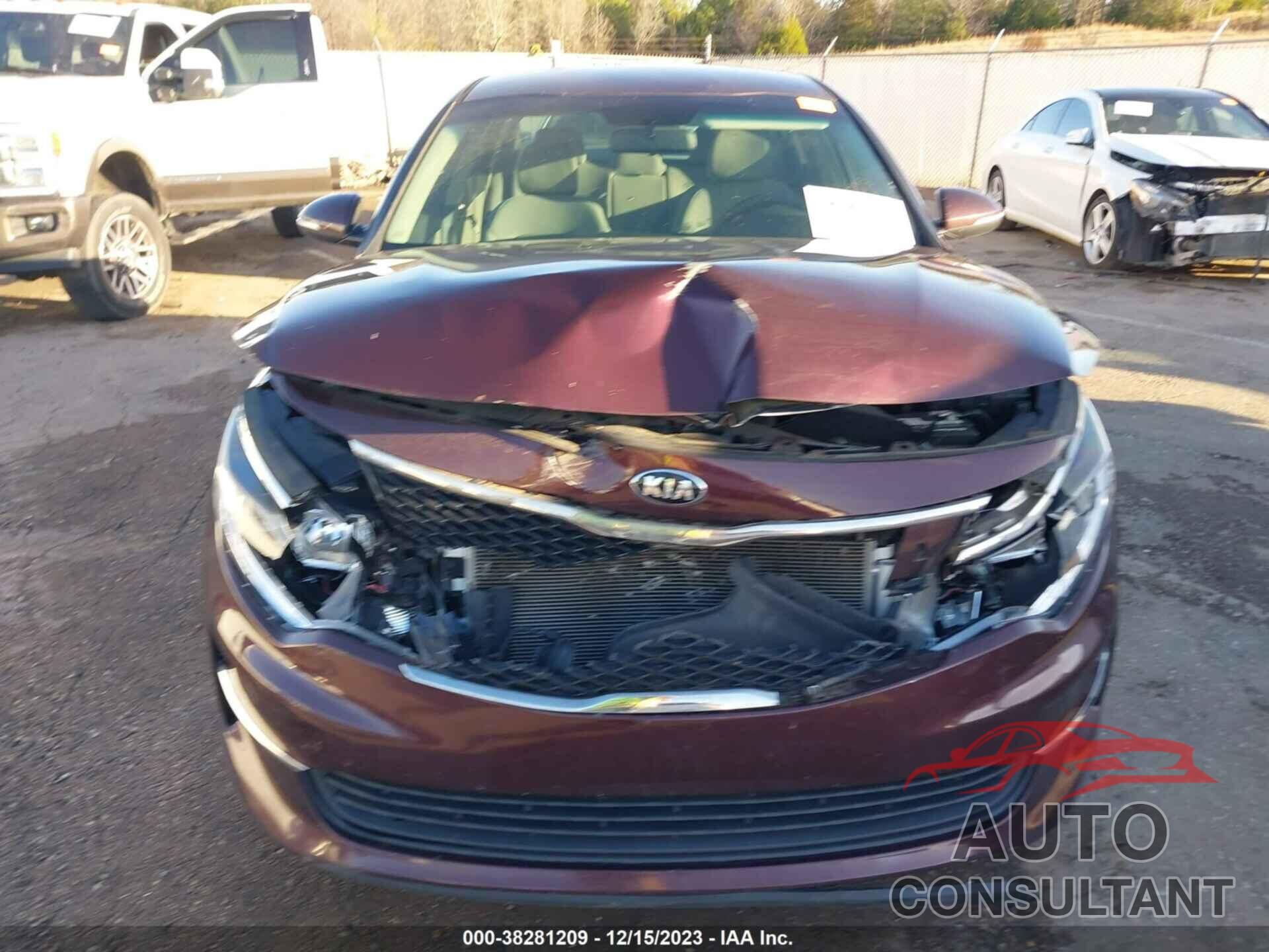 KIA OPTIMA 2018 - 5XXGT4L31JG252083