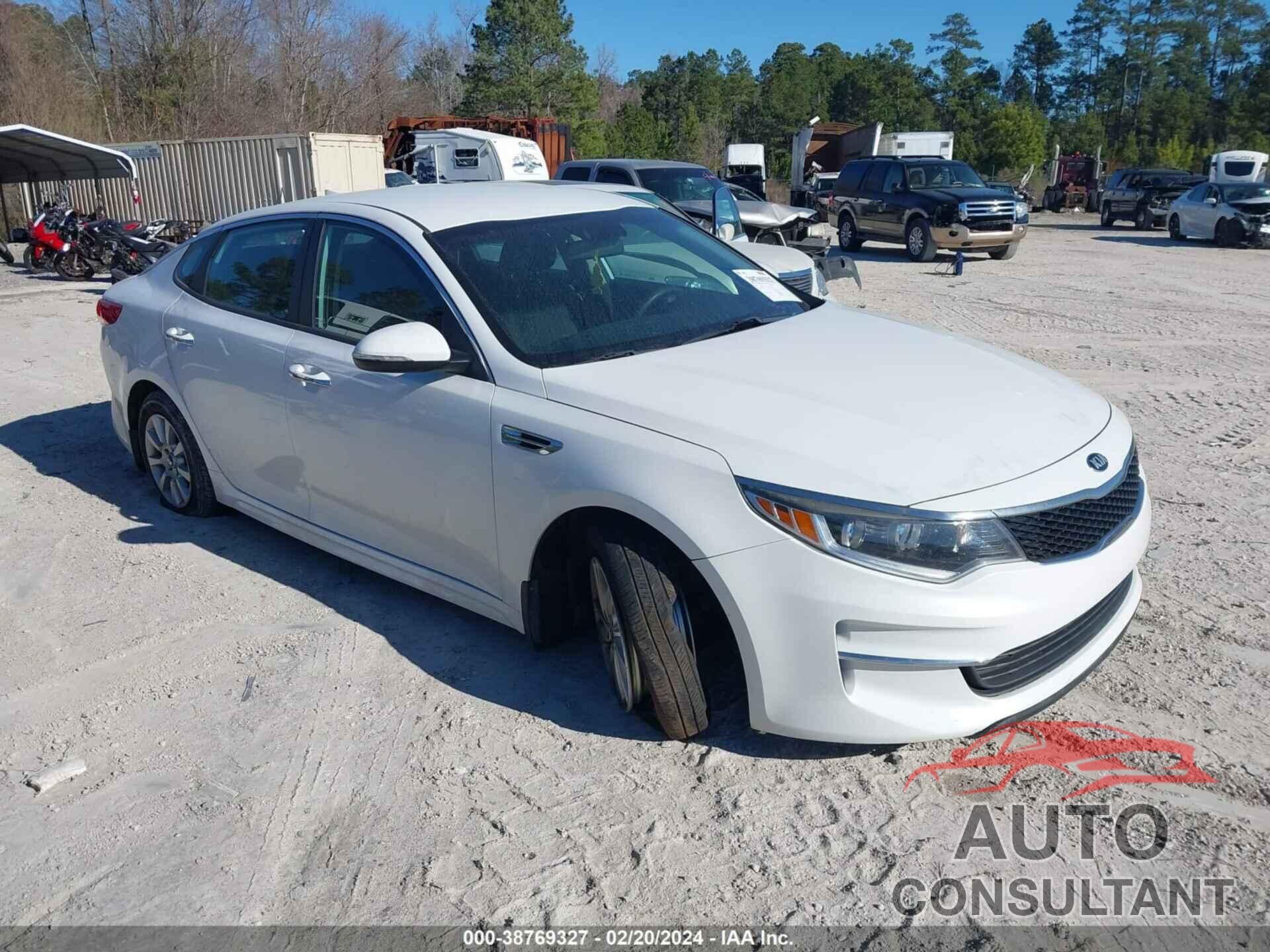 KIA OPTIMA 2018 - 5XXGT4L36JG229317