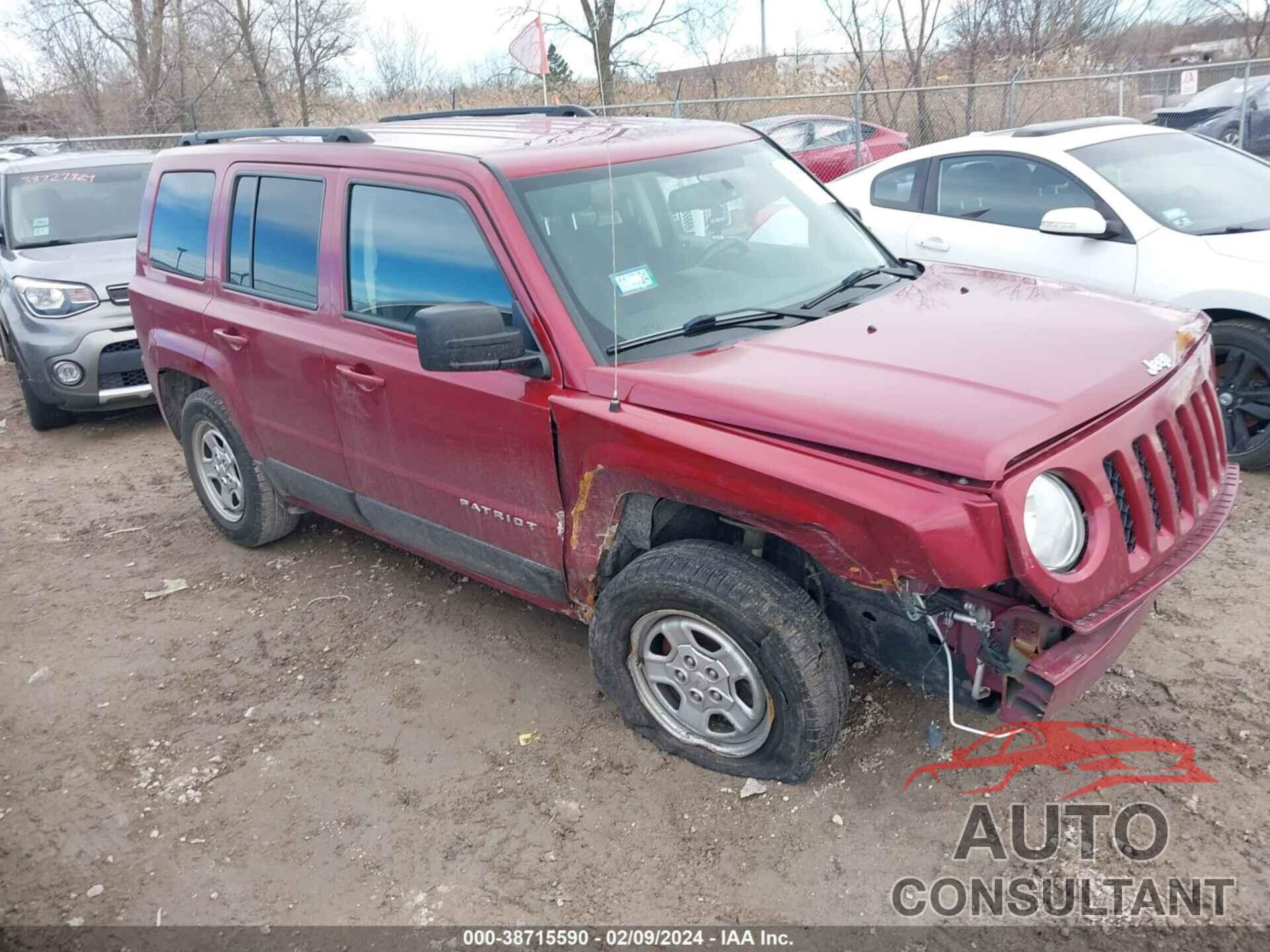 JEEP PATRIOT 2017 - 1C4NJPBA0HD207235