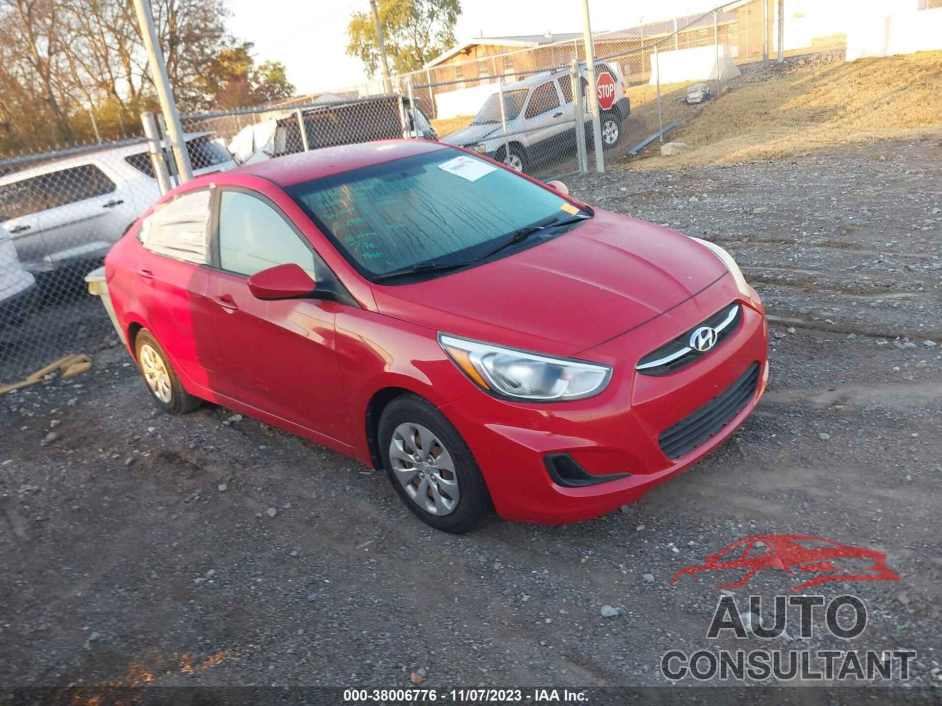 HYUNDAI ACCENT 2016 - KMHCT4AE6GU104464