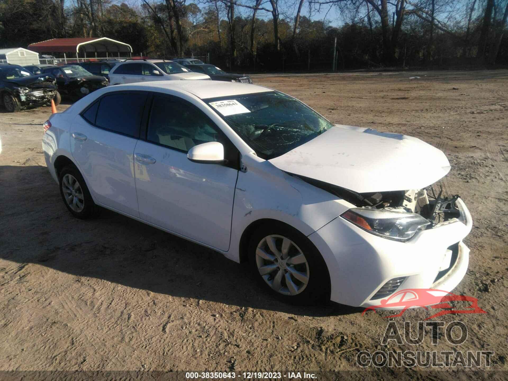 TOYOTA COROLLA 2016 - 2T1BURHE6GC566116