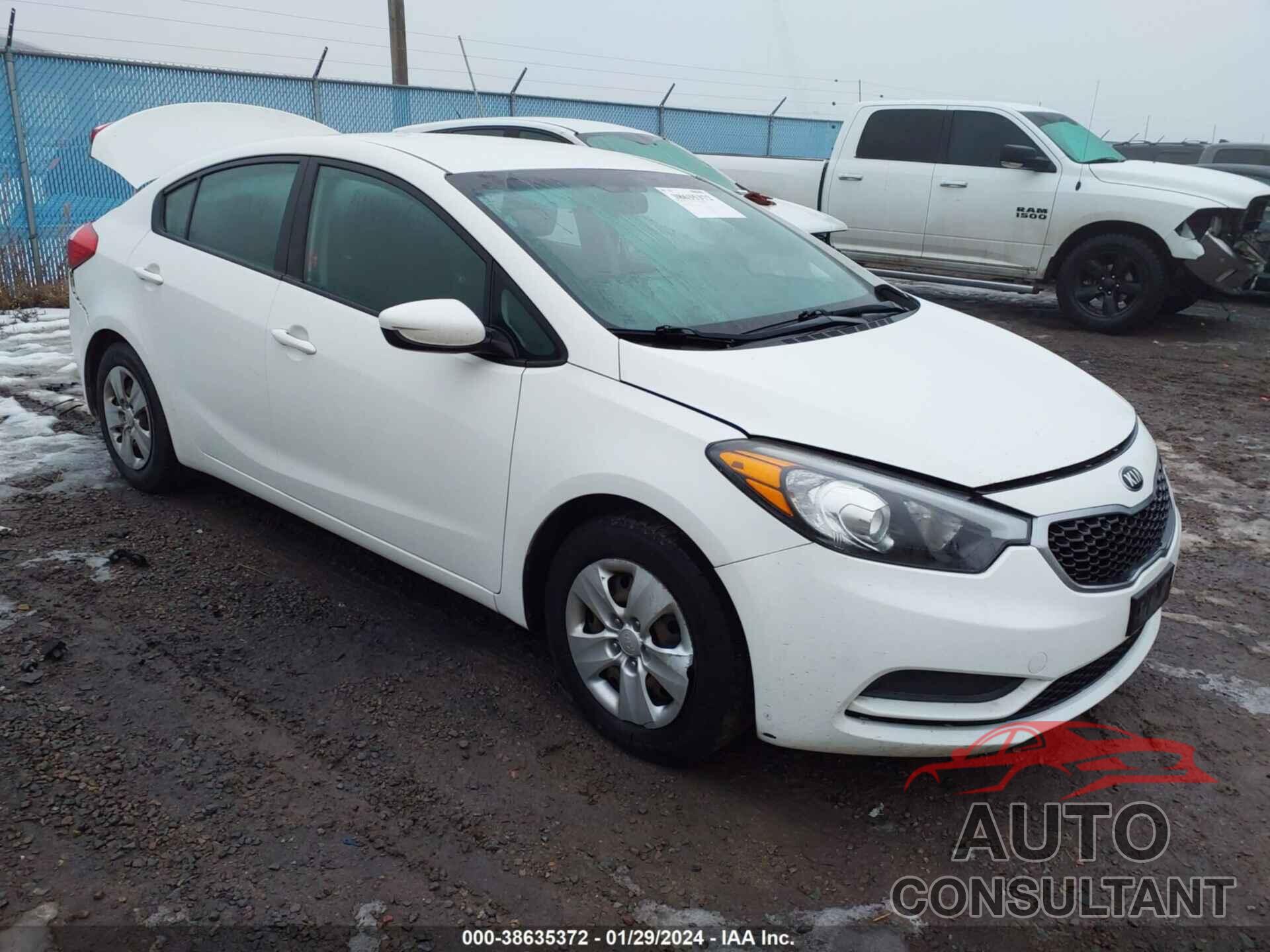 KIA FORTE 2016 - KNAFK4A67G5613435