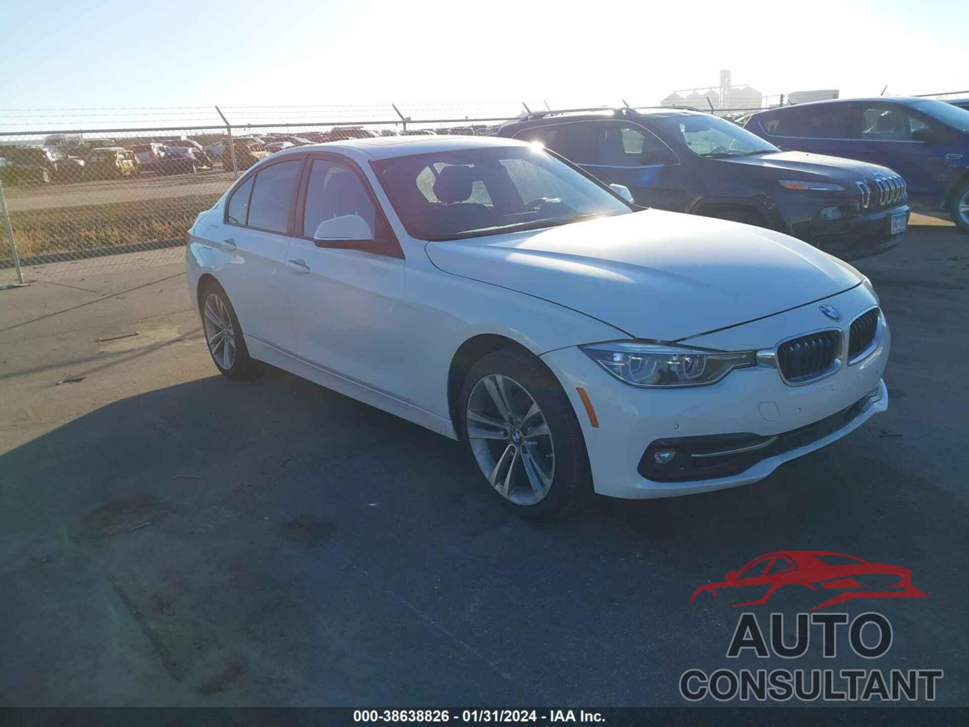 BMW 3 SERIES 2016 - WBA8E3C58GK504983