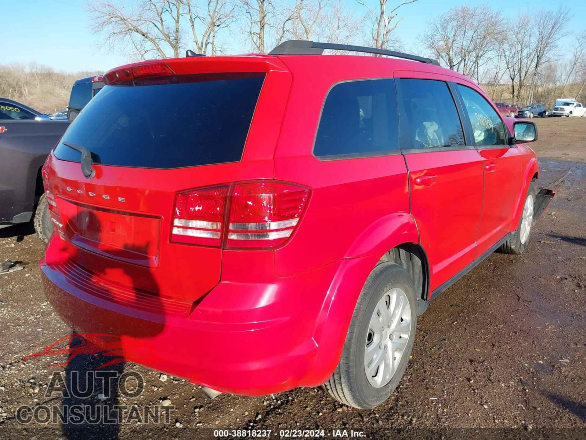 DODGE JOURNEY 2016 - 3C4PDCAB8GT218415