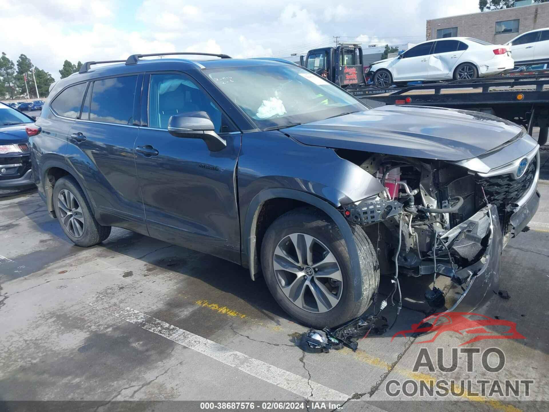 TOYOTA HIGHLANDER 2021 - 5TDHBRCH8MS534336