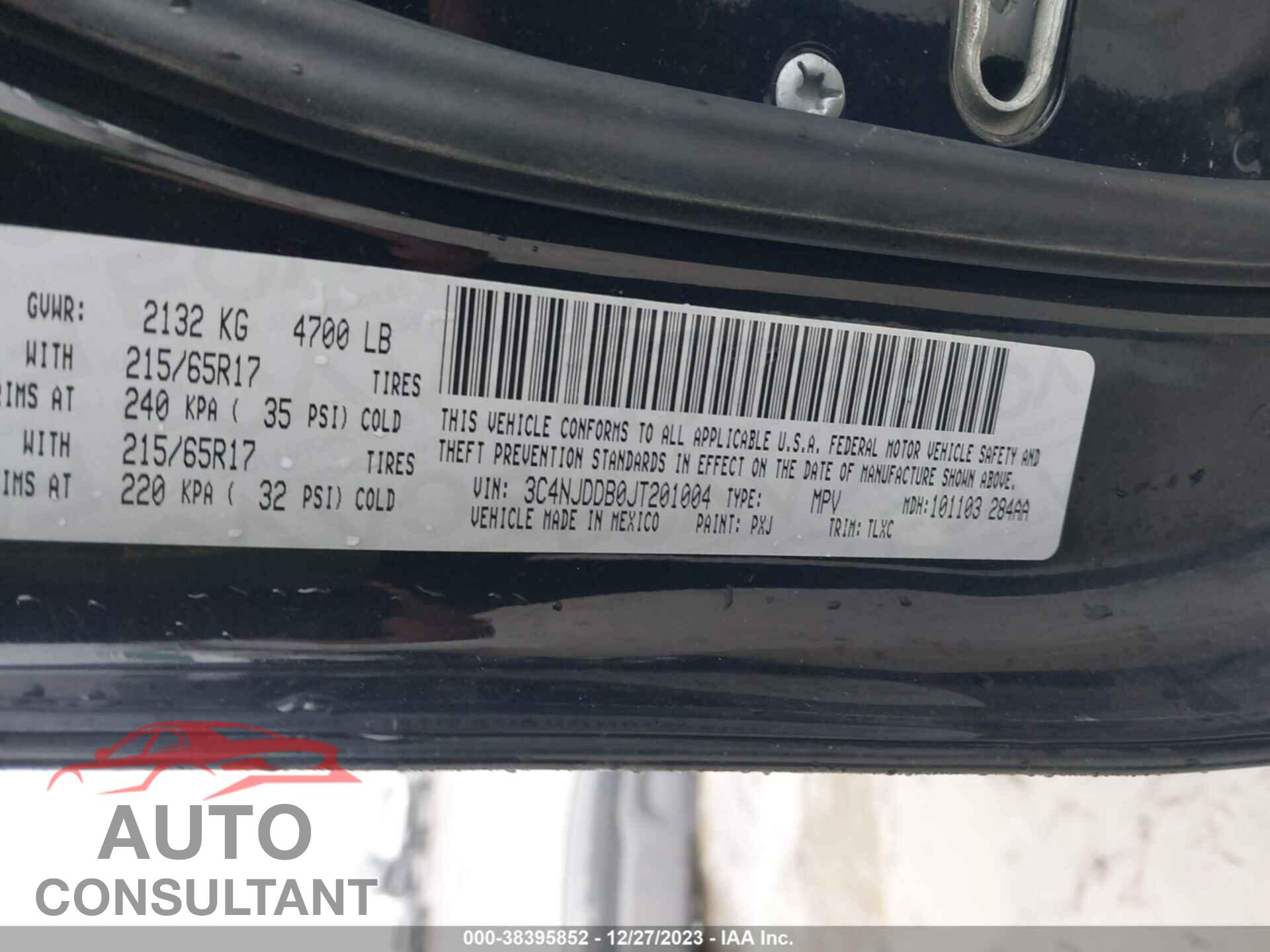 JEEP COMPASS 2018 - 3C4NJDDB0JT201004