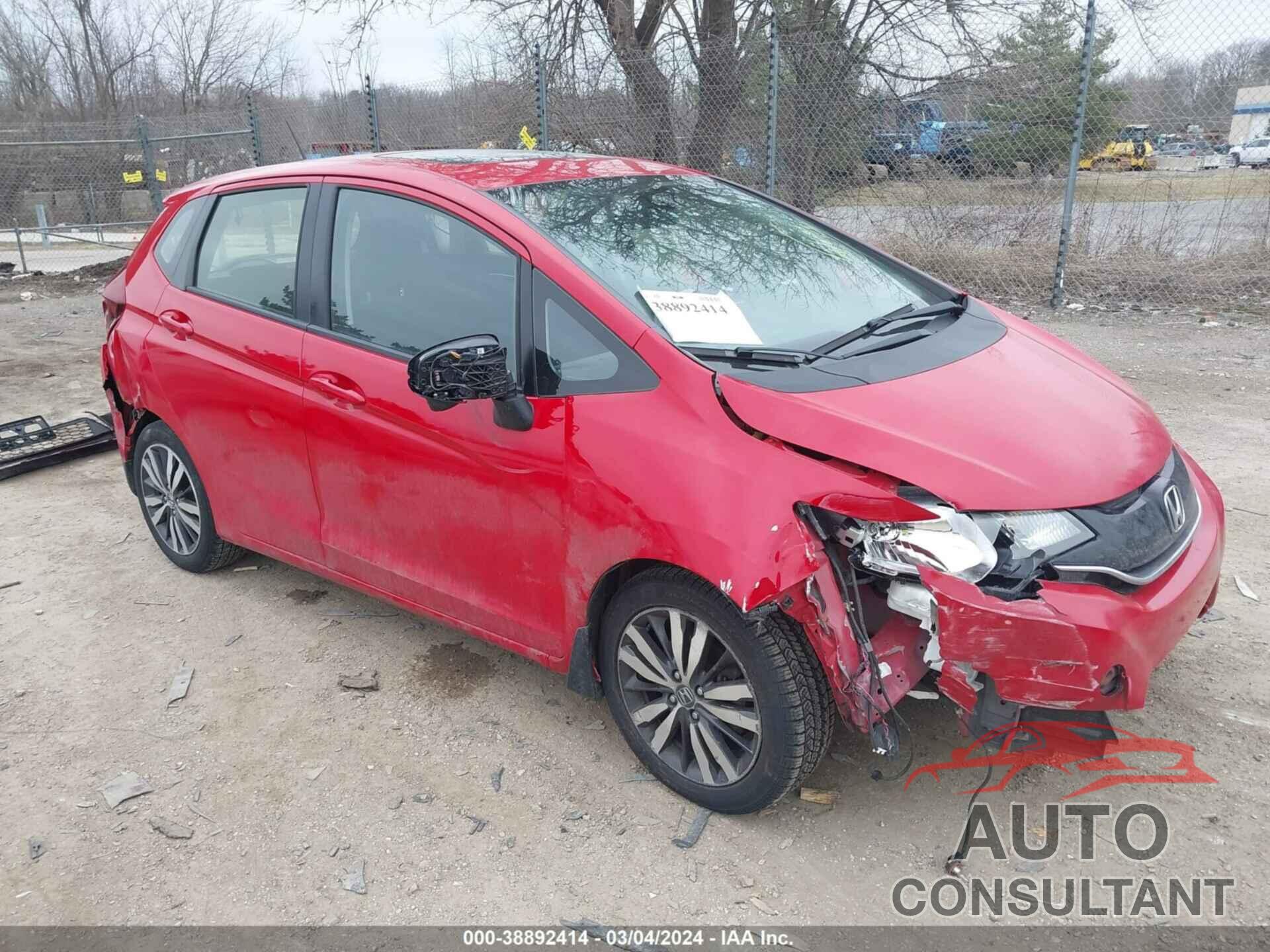 HONDA FIT 2016 - JHMGK5H70GX044586