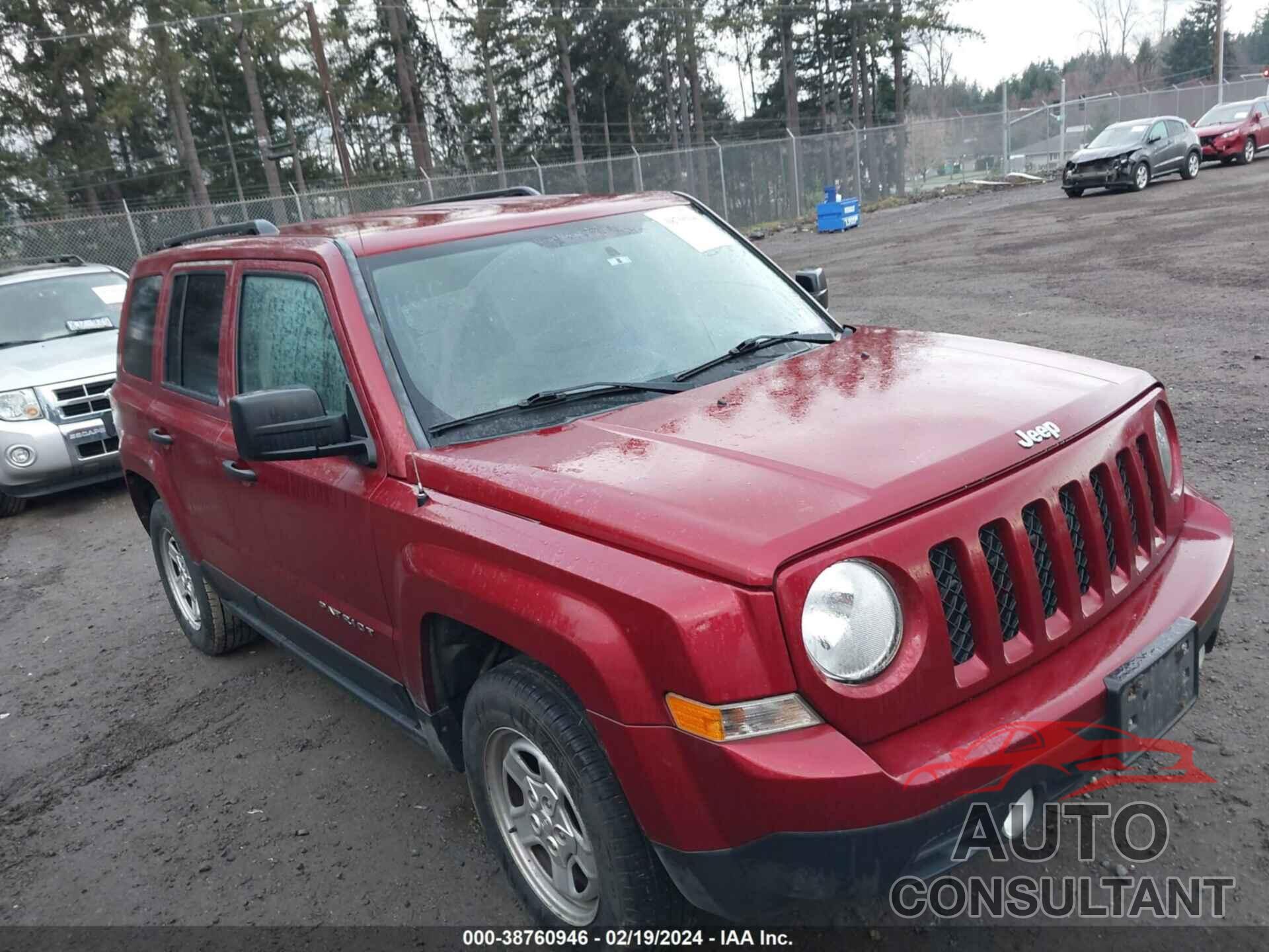 JEEP PATRIOT 2016 - 1C4NJPBA2GD562776