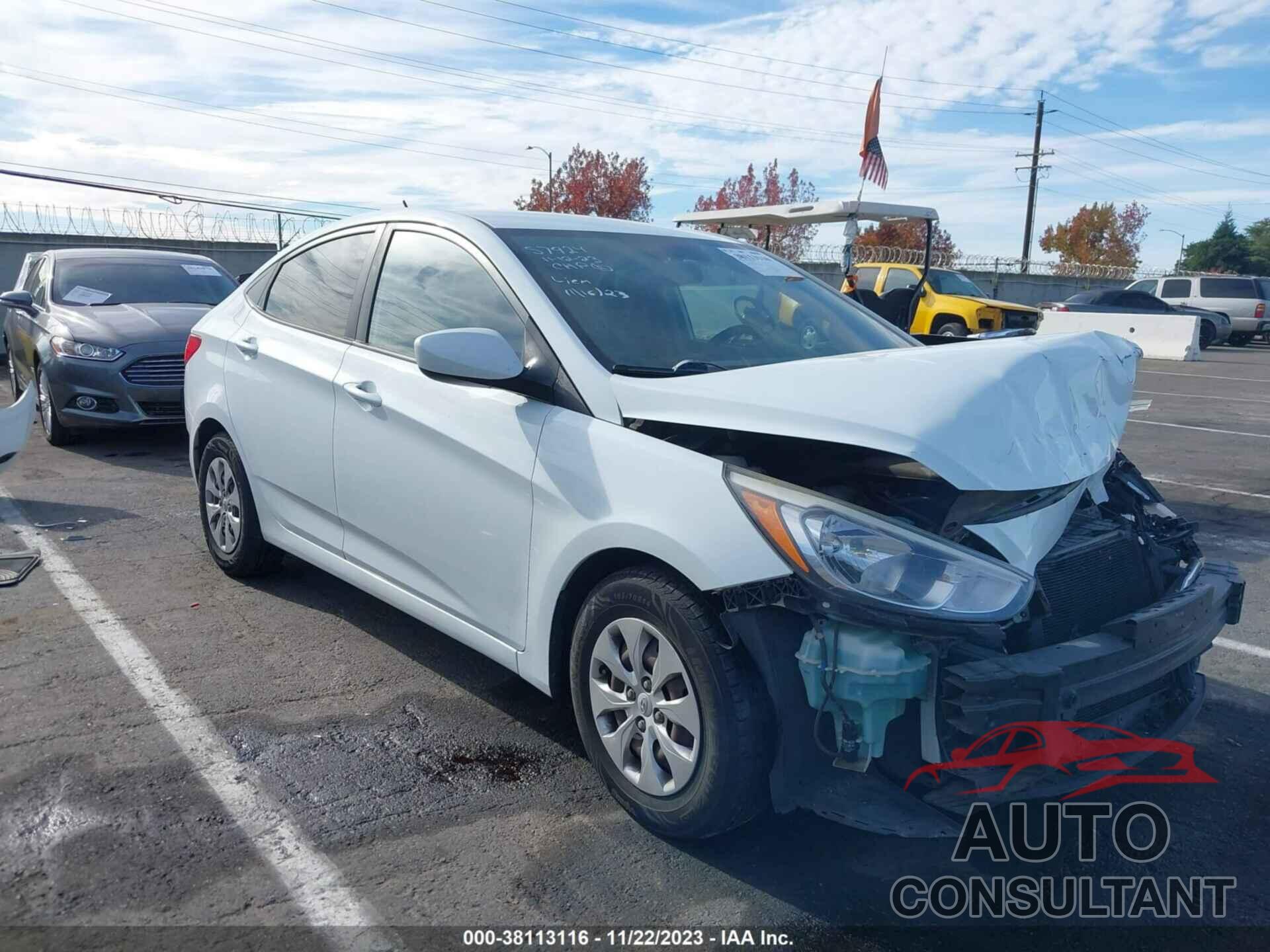 HYUNDAI ACCENT 2016 - KMHCT4AE6GU075841