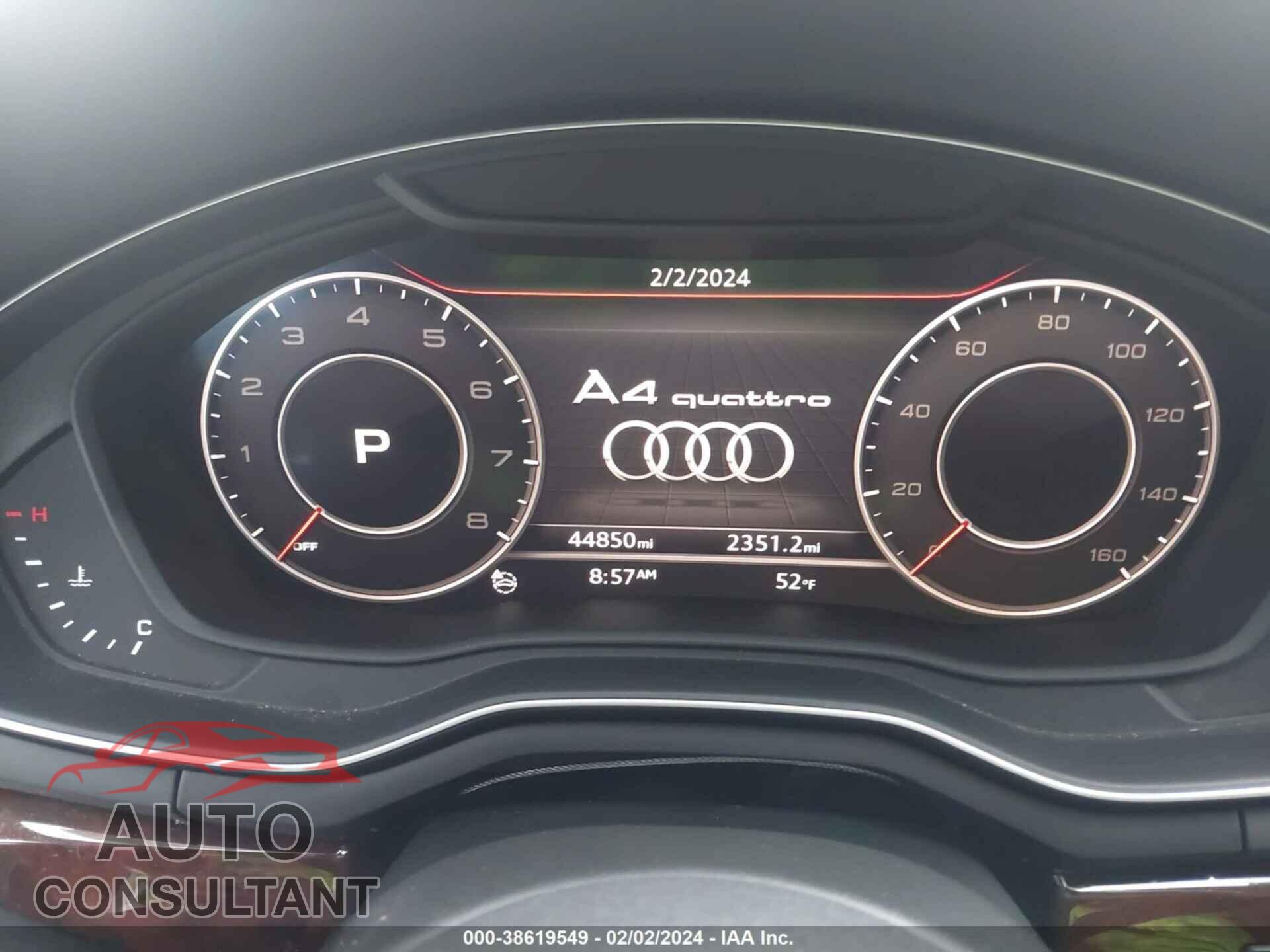 AUDI A4 2017 - WAUENAF47HN057749