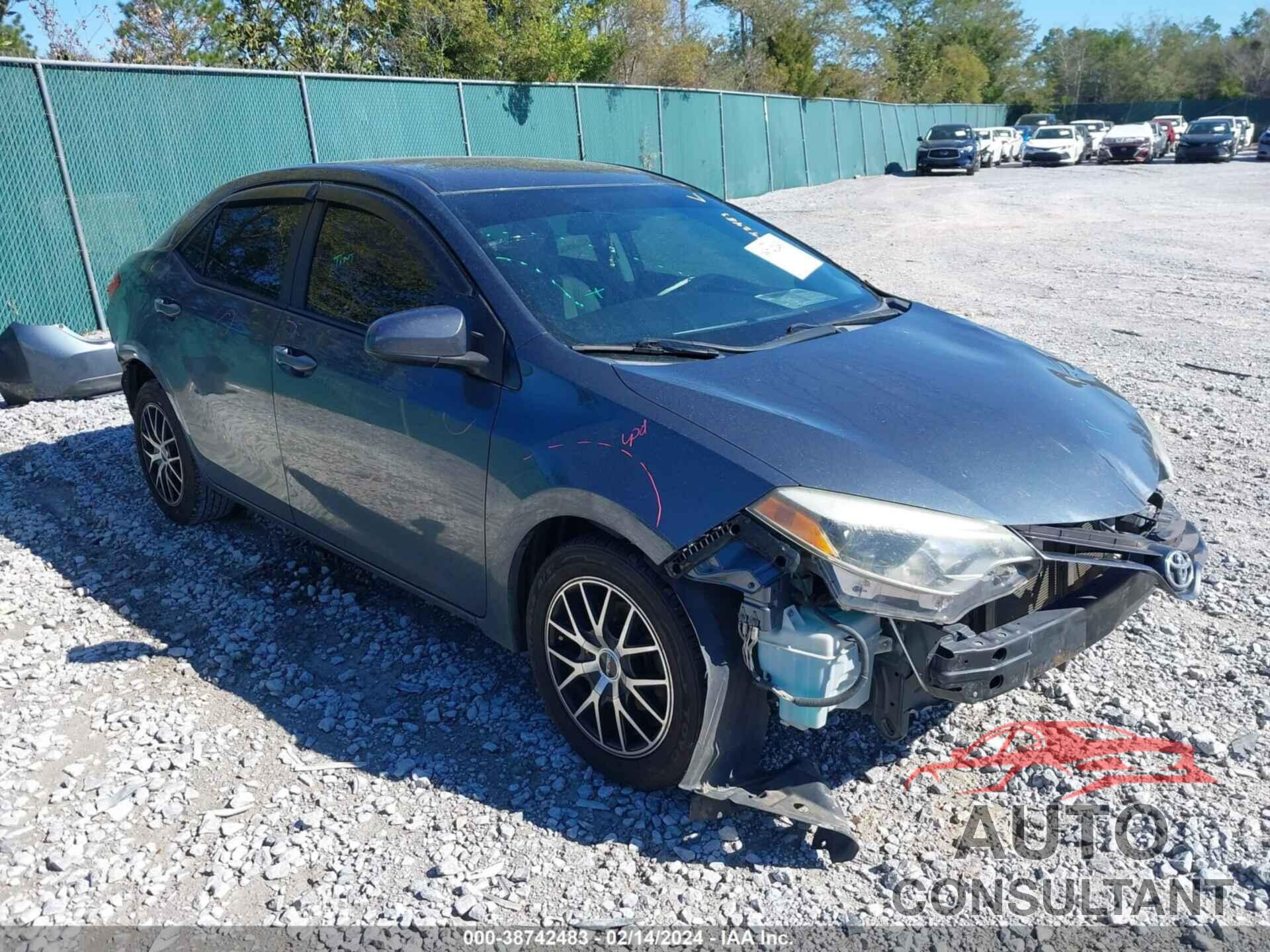 TOYOTA COROLLA 2016 - 2T1BURHE8GC559605