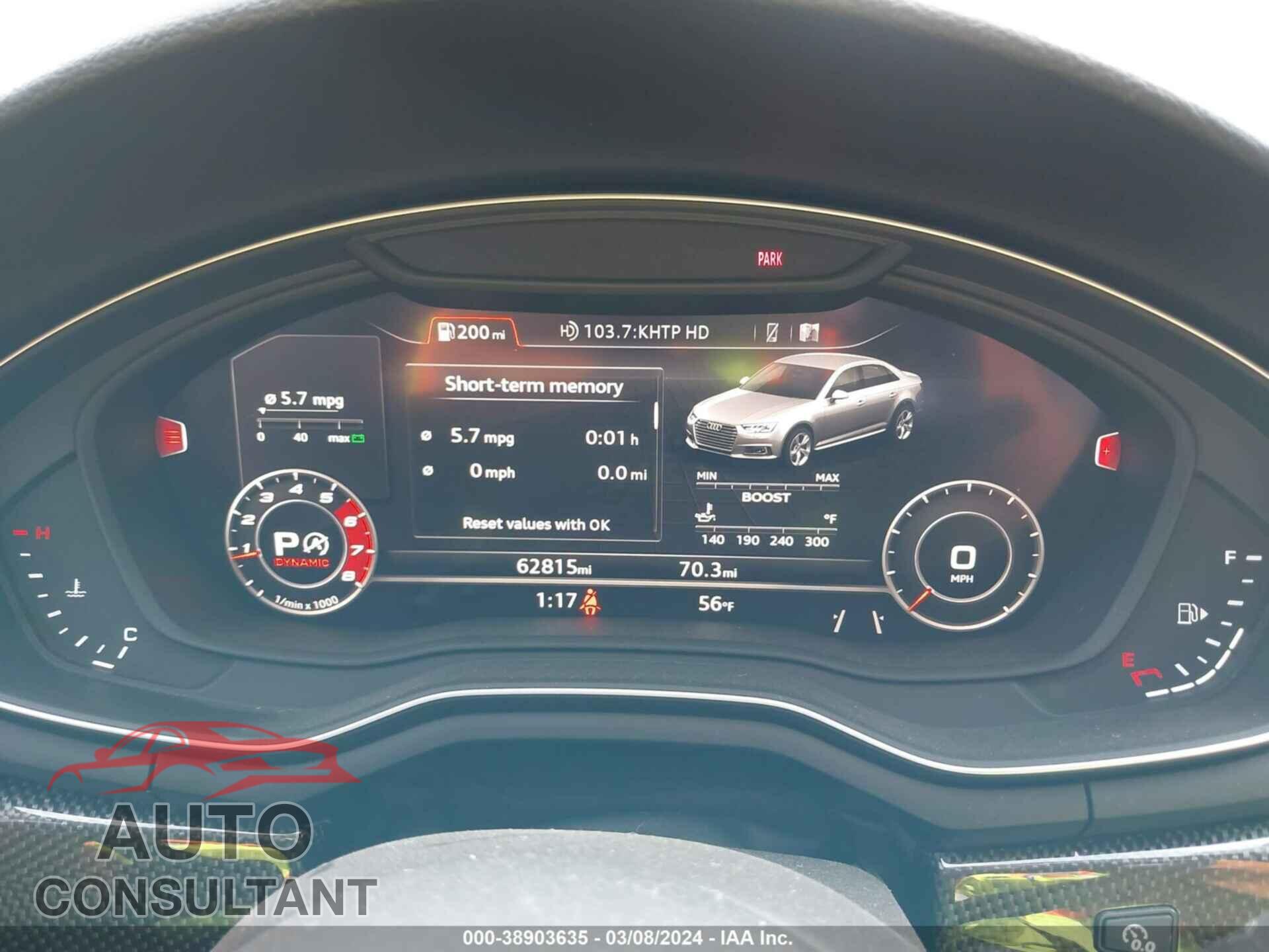 AUDI S4 2018 - WAUC4AF42JA128847