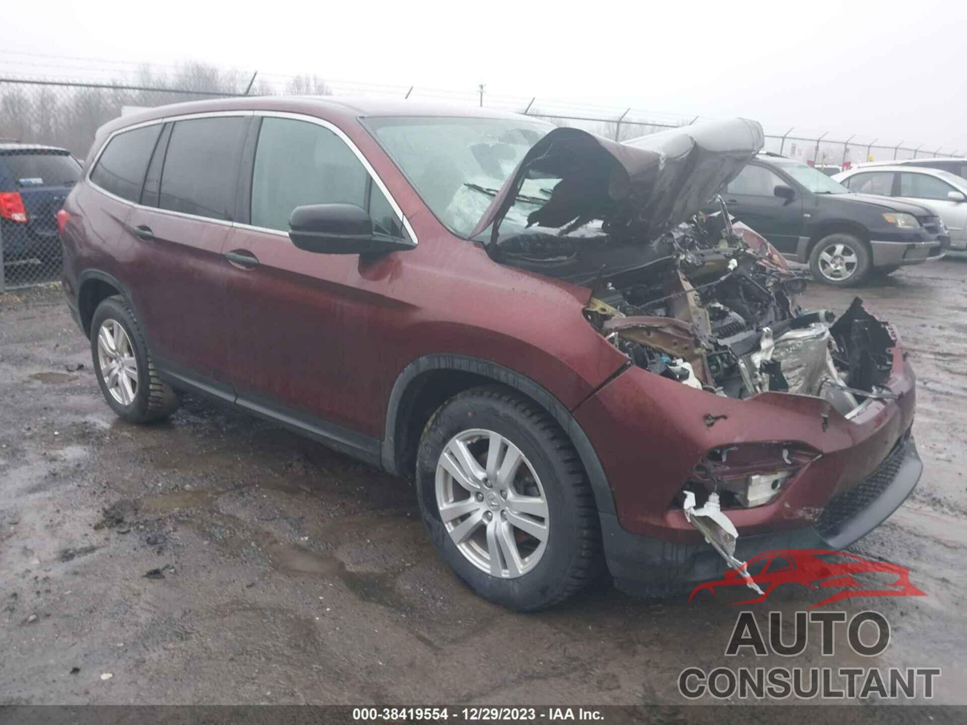HONDA PILOT 2018 - 5FNYF6H19JB053378