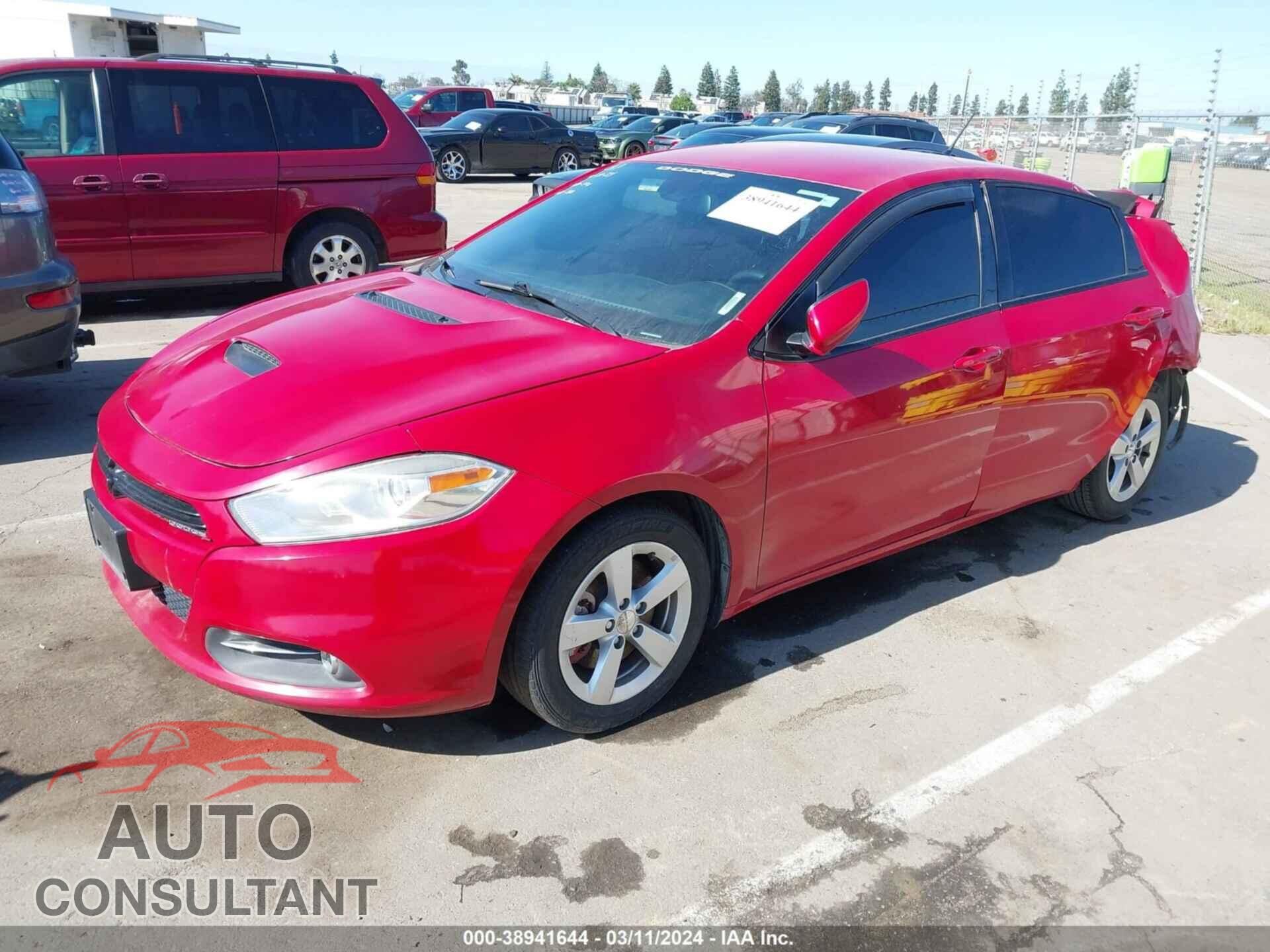 DODGE DART 2016 - 1C3CDFFA2GD791398