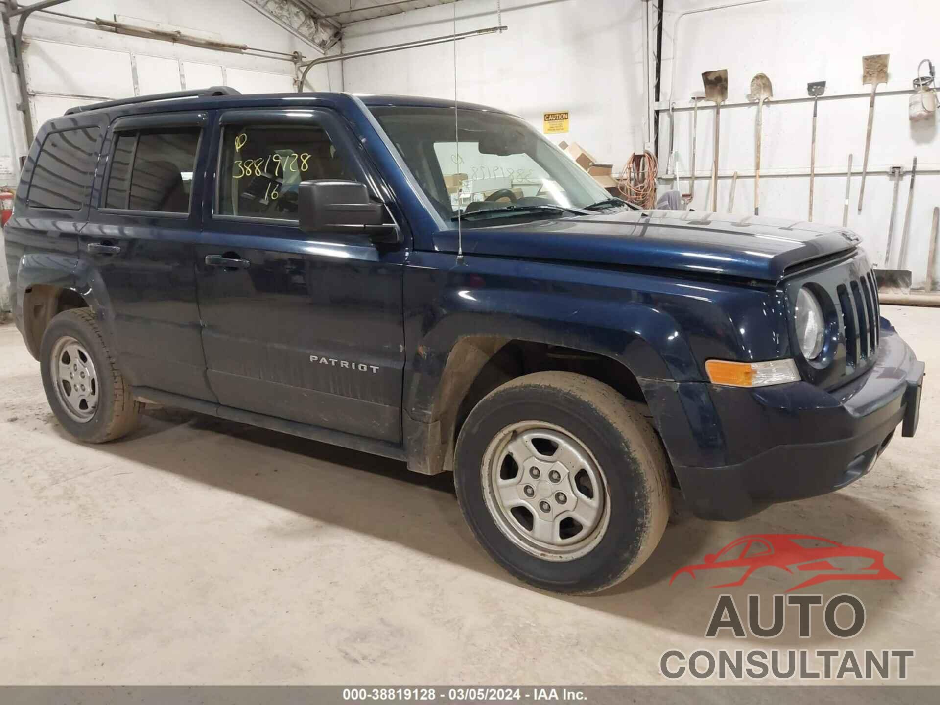 JEEP PATRIOT 2016 - 1C4NJRBB7GD549901