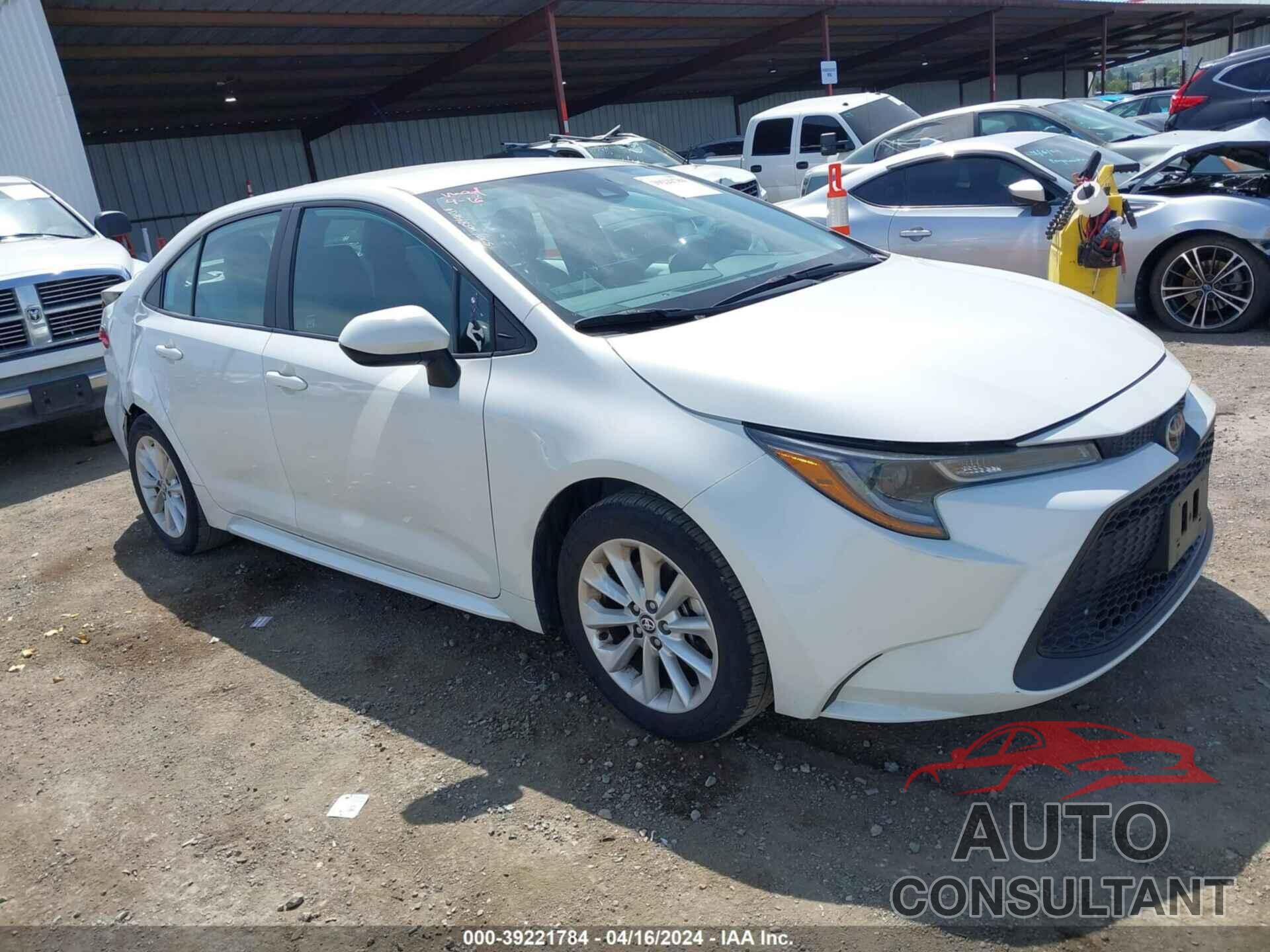 TOYOTA COROLLA 2020 - 5YFVPRAEXLP128692