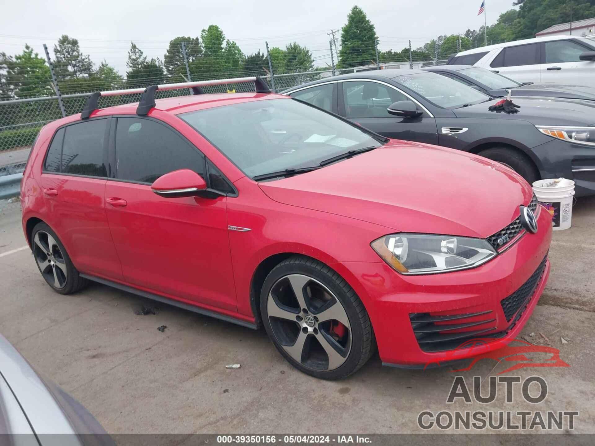 VOLKSWAGEN GOLF GTI 2017 - 3VW4T7AU2HM063965