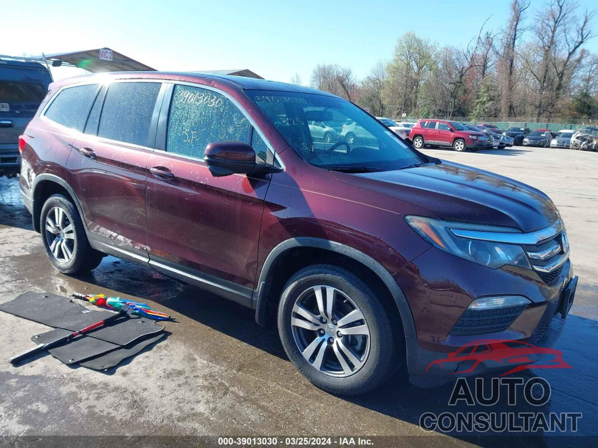 HONDA PILOT 2017 - 5FNYF6H55HB077481