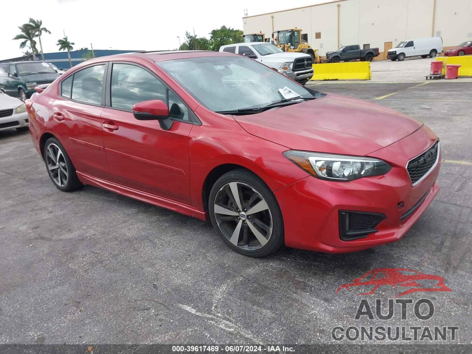 SUBARU IMPREZA 2018 - 4S3GKAM62J3616652