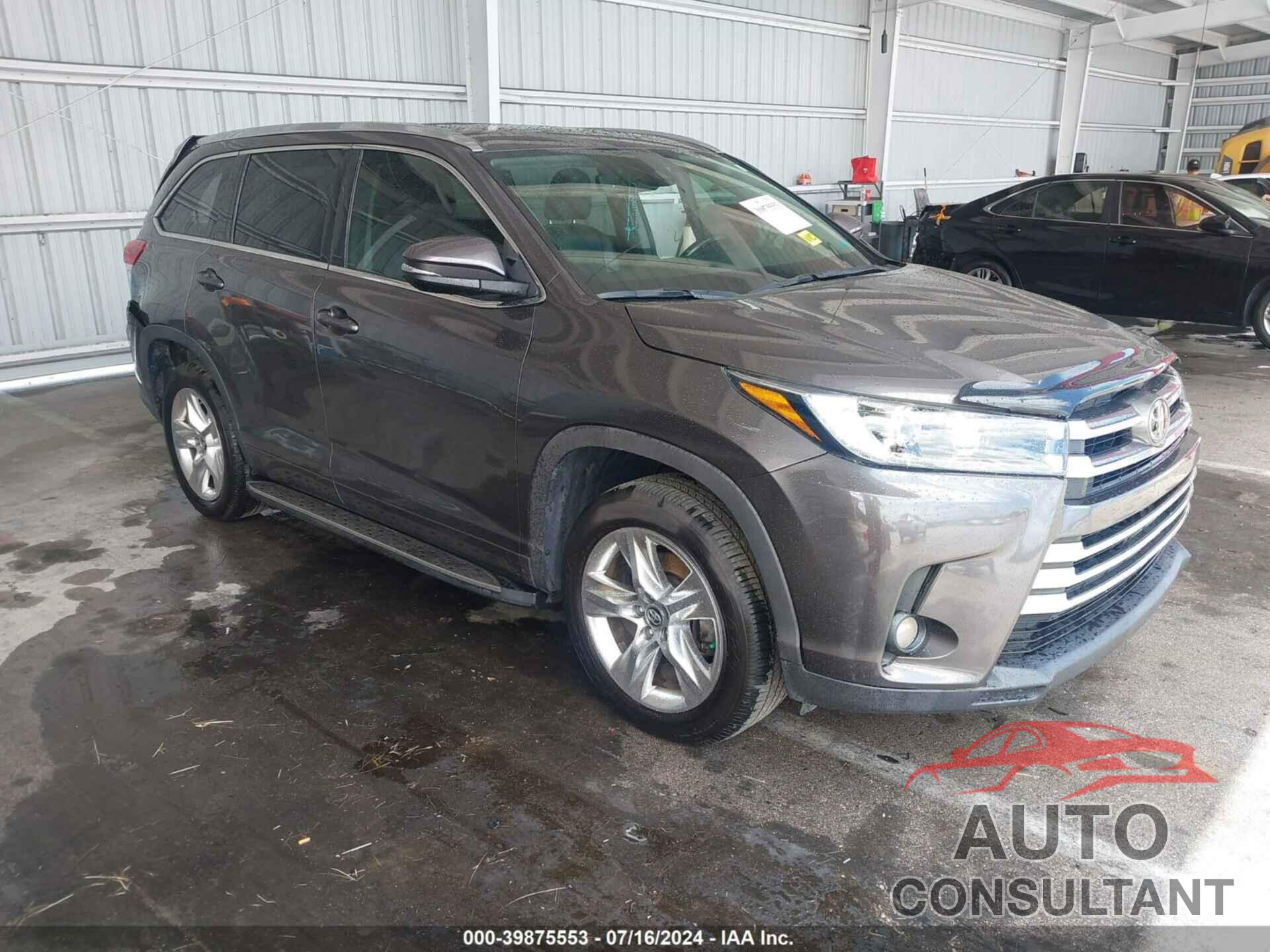 TOYOTA HIGHLANDER 2017 - 5TDYZRFH6HS191264